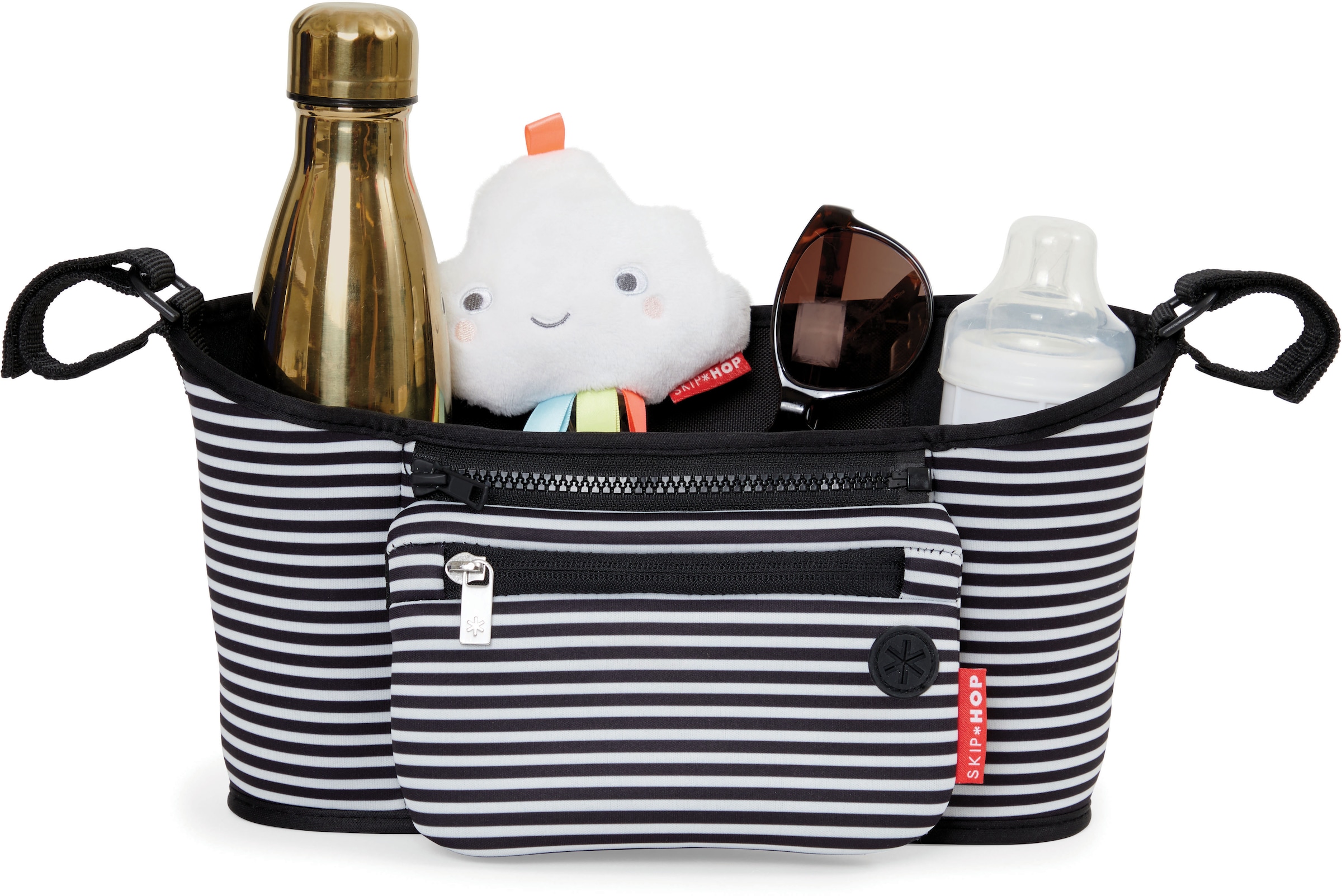 Skip Hop Kinderwagen-Tasche »Buggy Organizer, schwarz/weiss«