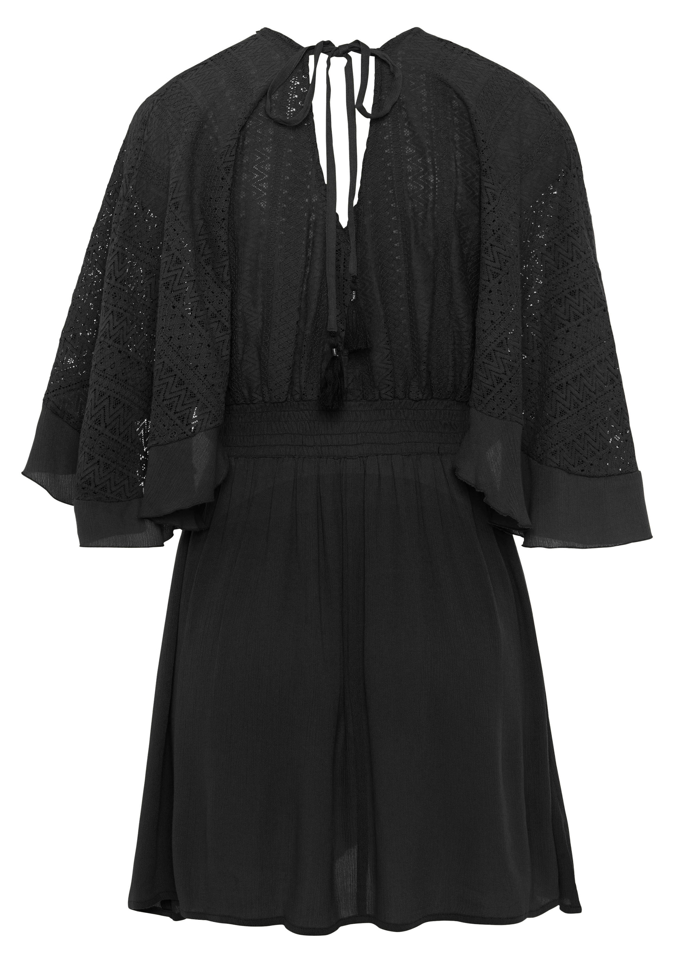 LASCANA Tunikakleid, mit weiten Ärmeln, aus Spitze, Blusenkleid, Strandmode