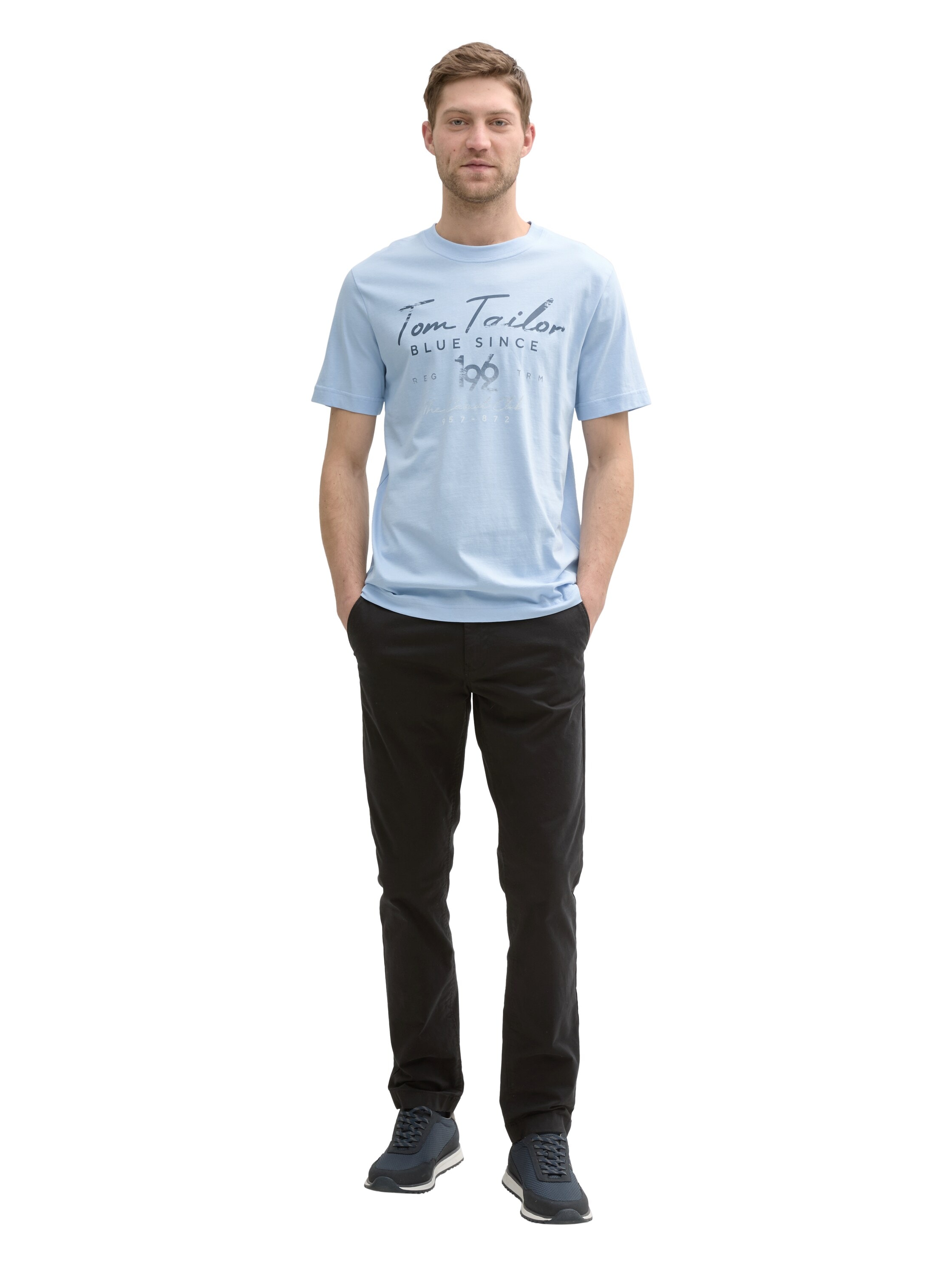 TOM TAILOR Print-Shirt, (2 tlg.), mit Logo-Print