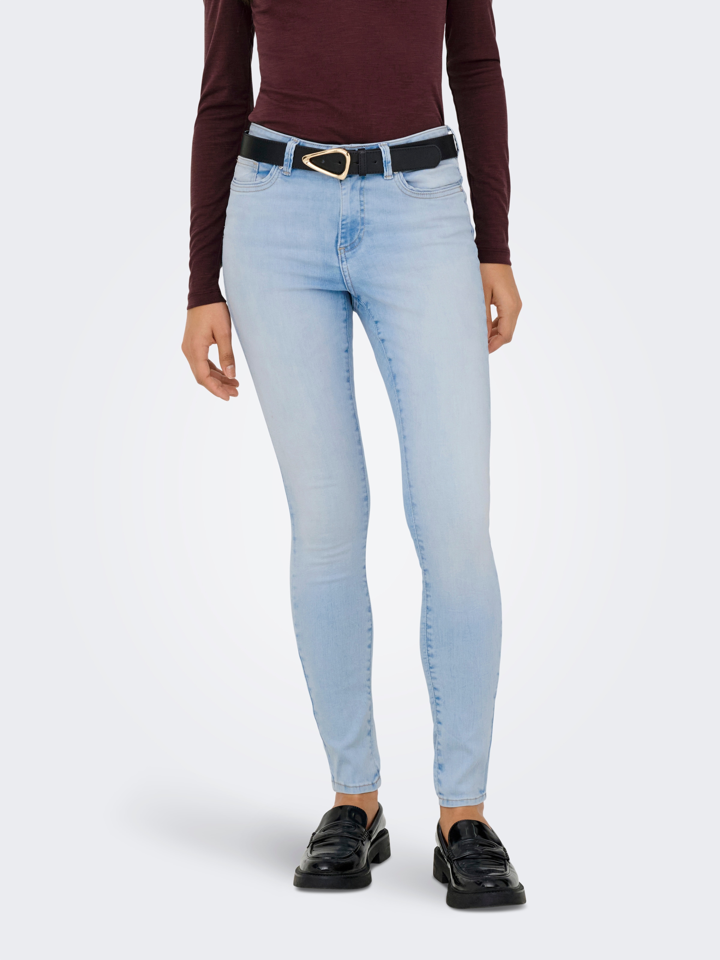 Image of ONLY Skinny-fit-Jeans "ONLWAUW MID SKINNY DNM TAI640"