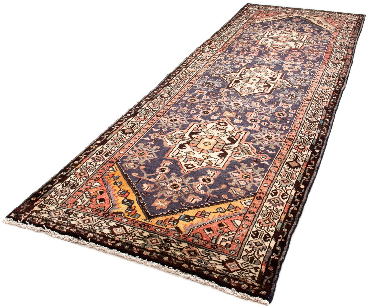 Image of morgenland Orientteppich »Perser - Nomadic - 319 x 107 cm - lila«, rechteckig, 10 mm Höhe, Wohnzimmer, Handgeknüpft, Einzelstück mit Zertifikat bei Ackermann Versand Schweiz