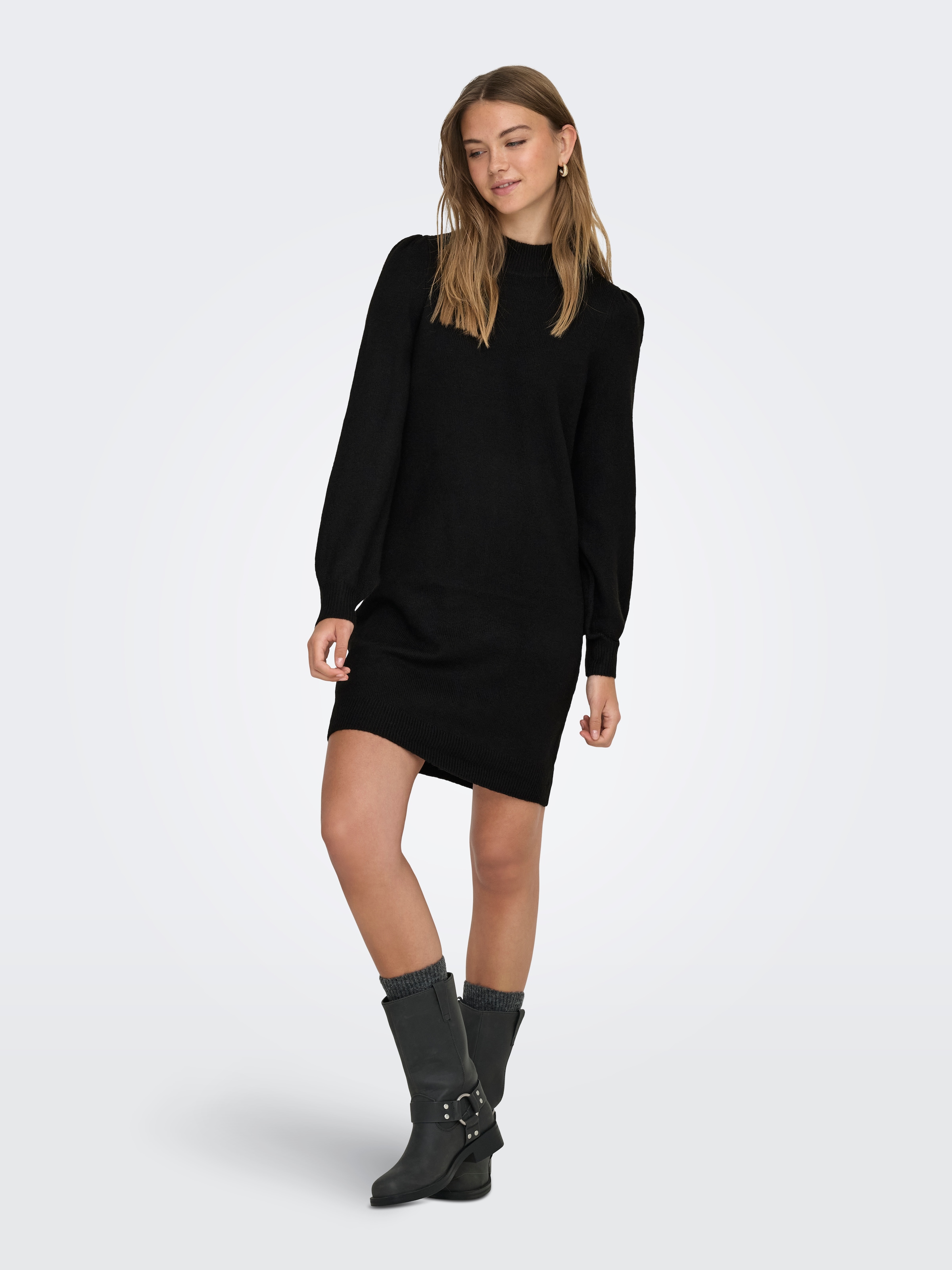 JDY Robe en tricot »JDYRUE LIFE L/S HIGH NECK DRESS KNT NOOS«
