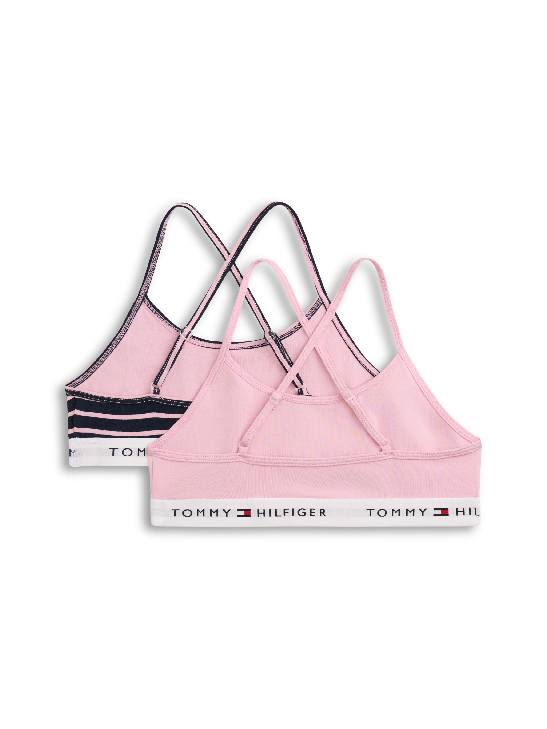 Tommy Hilfiger Underwear Brassière »2PK STRAPPY BRALETTE PRINT« Packung, 2er, 2 mit Logobund