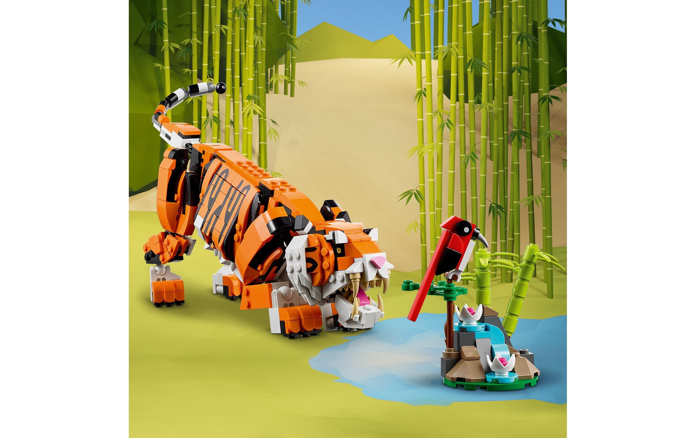 LEGO® Spielbausteine »Creator Majestätischer Tiger«, (755 St.)