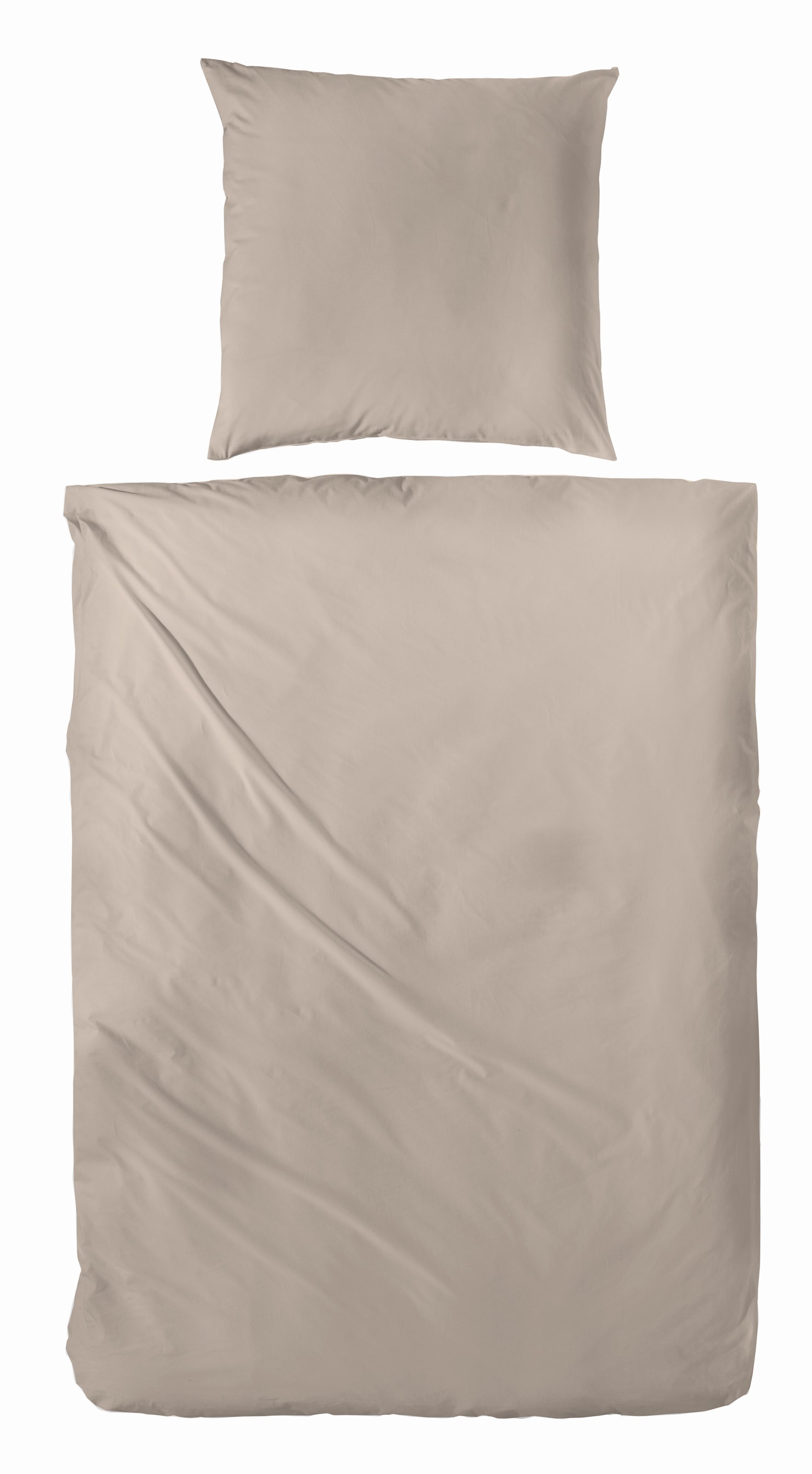 Image of Primera Bettwäsche "Edelflanell-Bettwäsche Smooth" 2 Stk. im natürlichen Uni Style