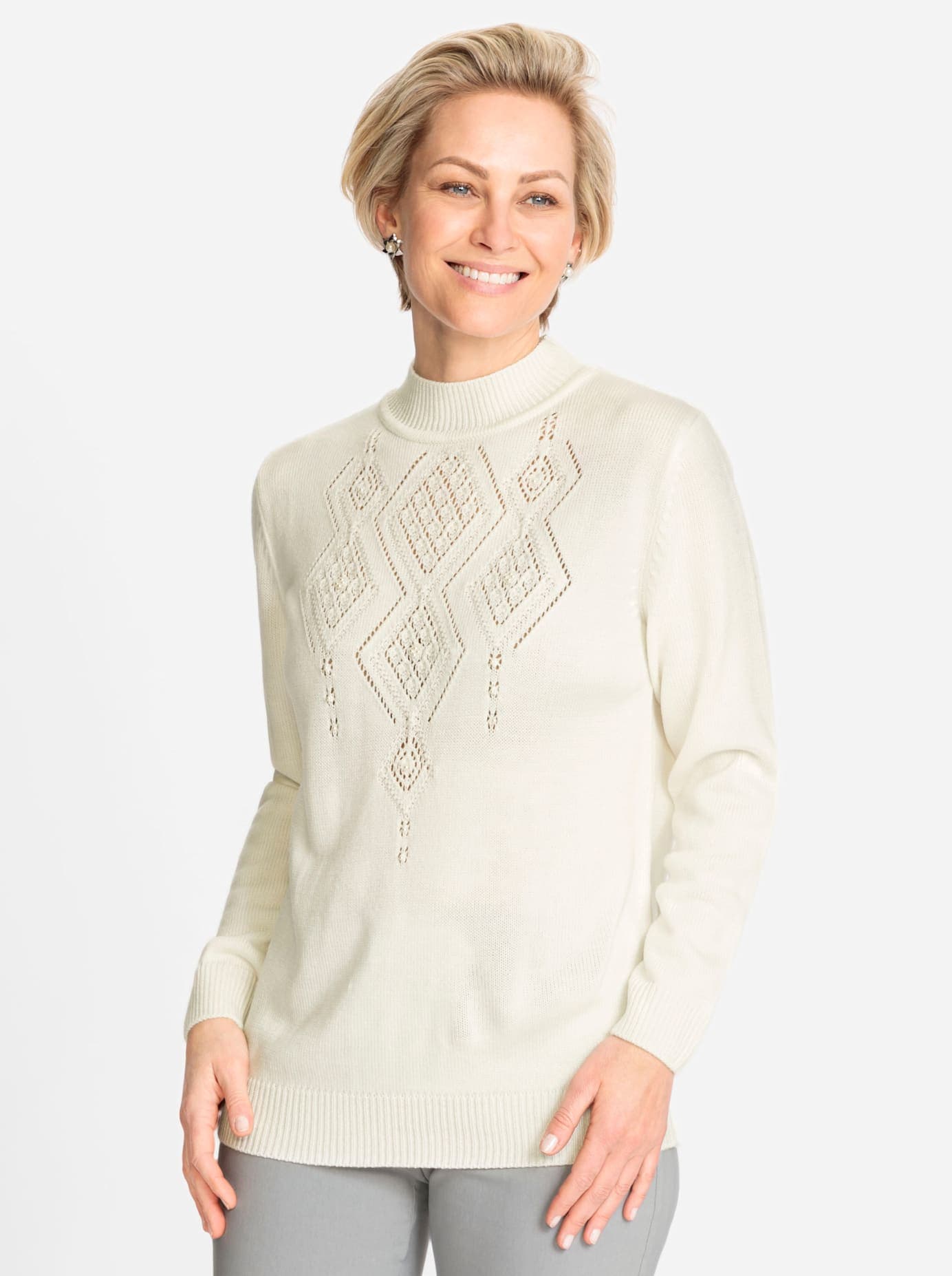 Stehkragenpullover »Pullover«