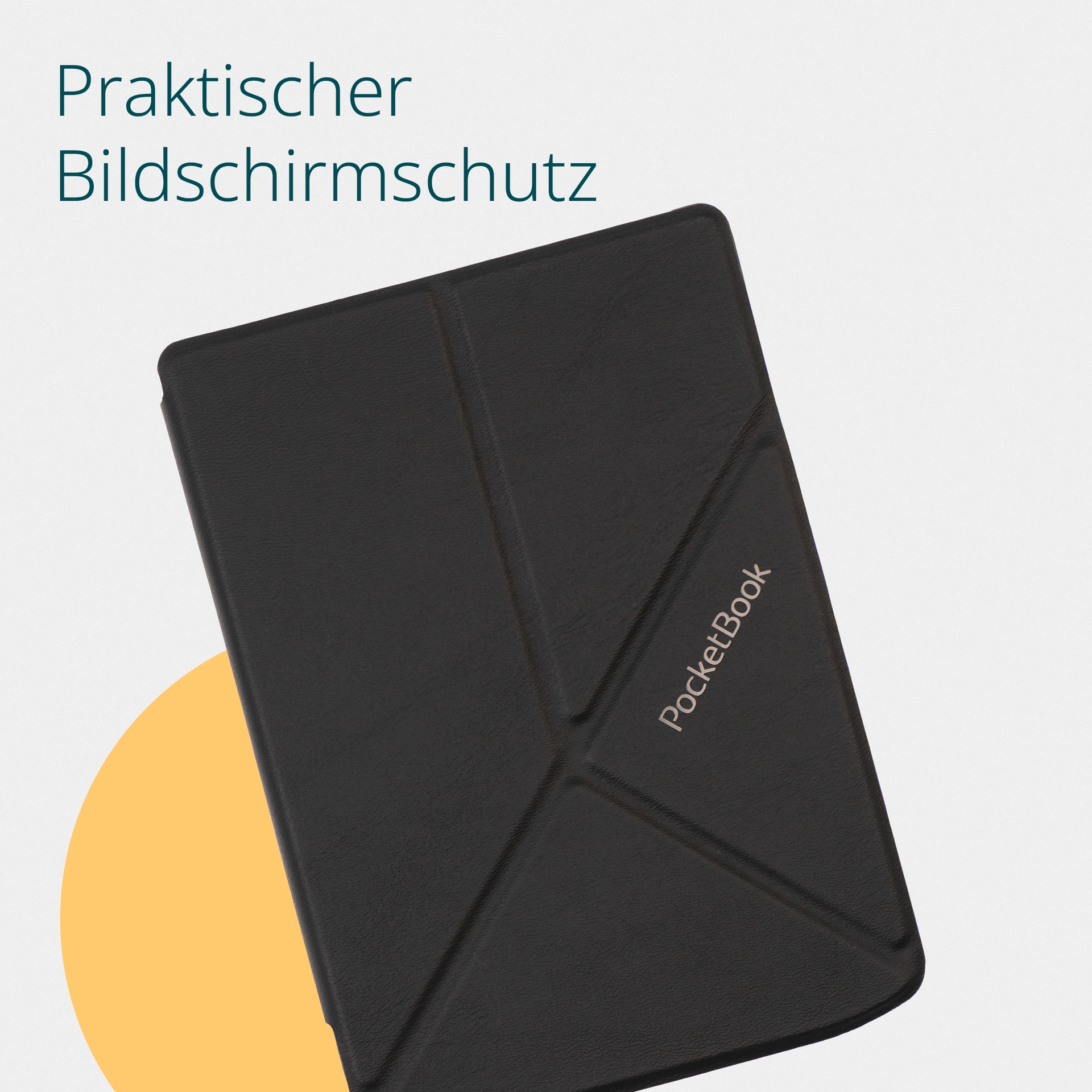 PocketBook E-Reader-Hülle »Origami Shell Cover für PocketBook Verse / Verse Pro«, Backcover, Schutzhülle, E-Book-Hülle, Case, Schutzcase, stossfest