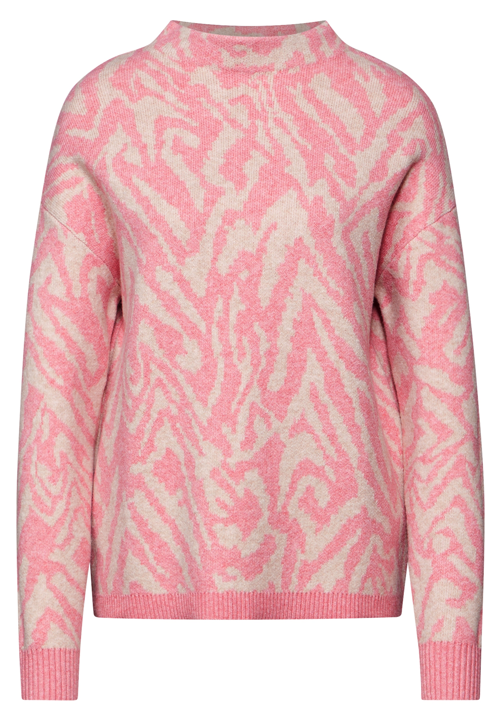 STREET ONE Rollkragenpullover, mit Grafischem Muster