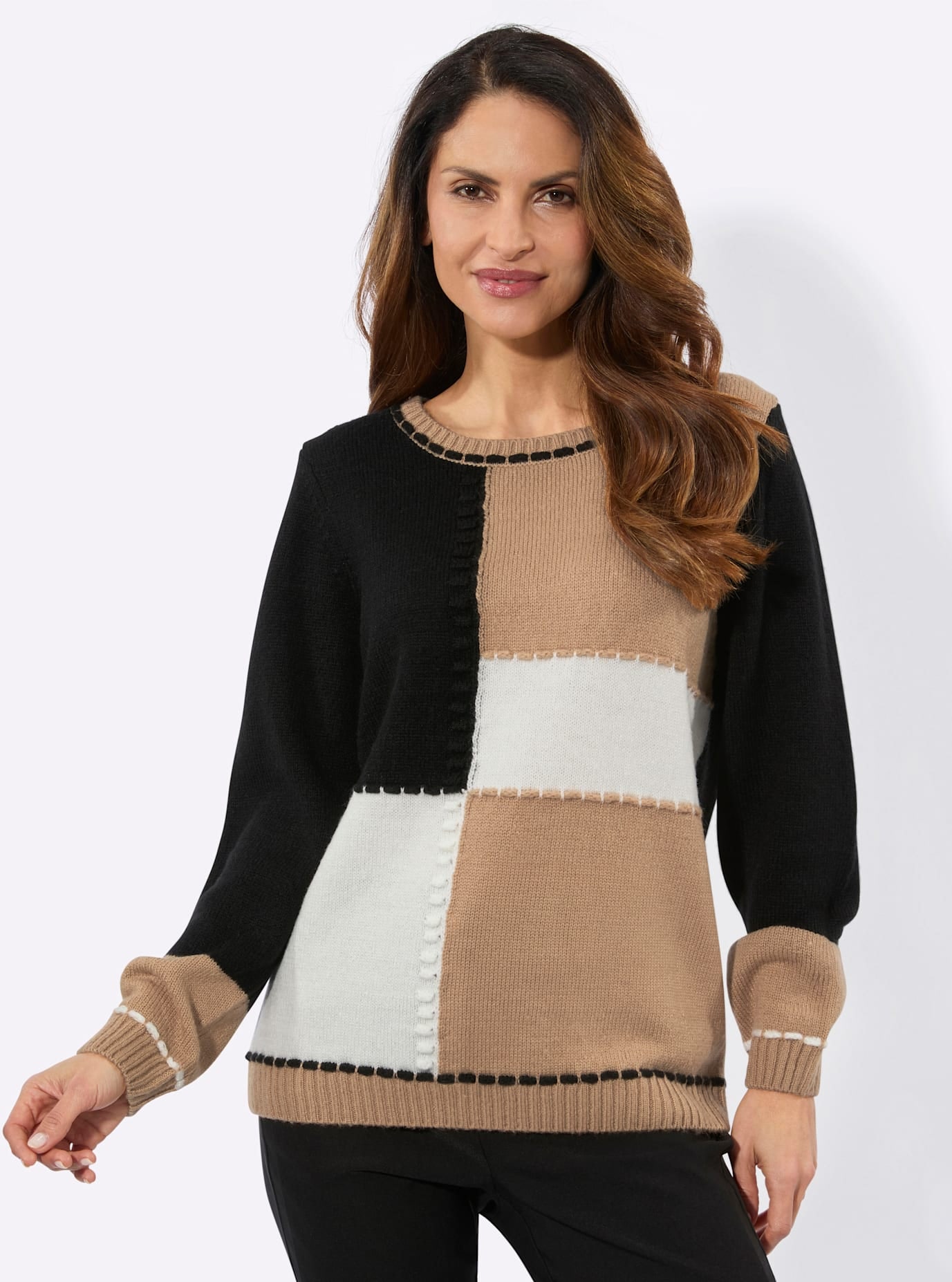 Inspirationen Rundhalspullover »Pullover«