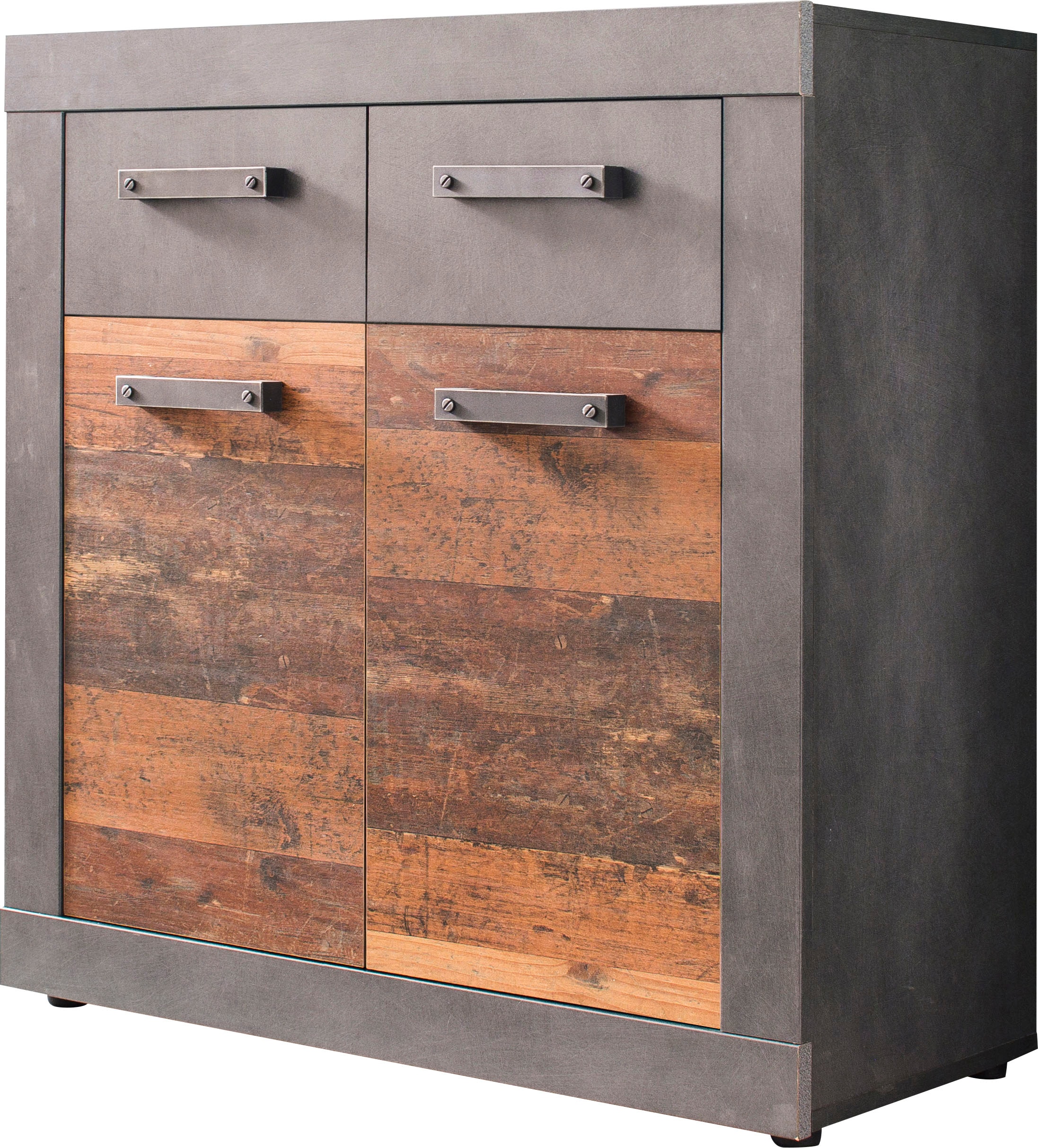 Home affaire Commode »Ilana« Kommode mit 2 Türen & 2 Schubladen - (B/T/H) 82/37/86 cm