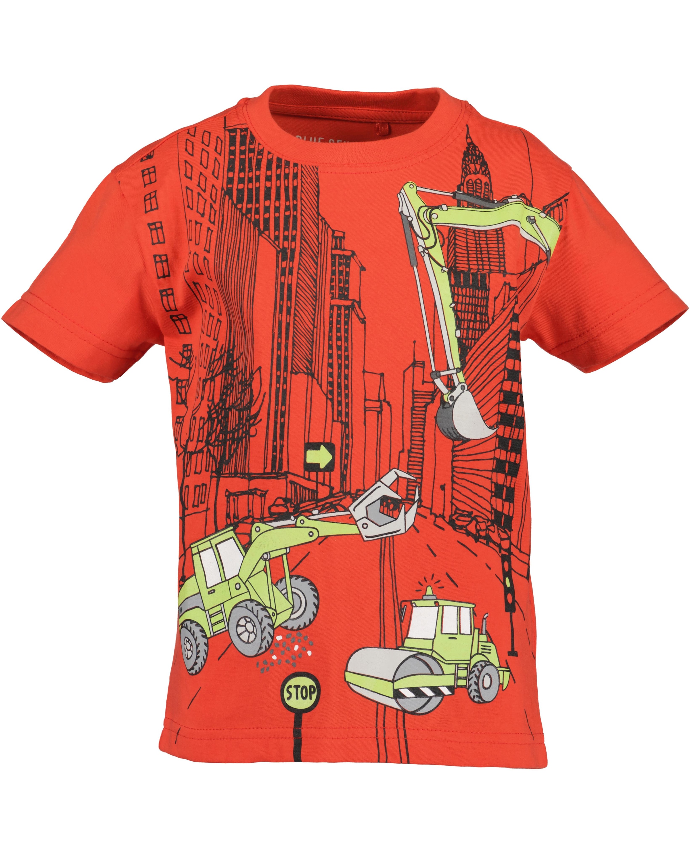 Blue Seven Kurzarmshirt, (Packung, 2 tlg.), mit coolen Frontmotiven