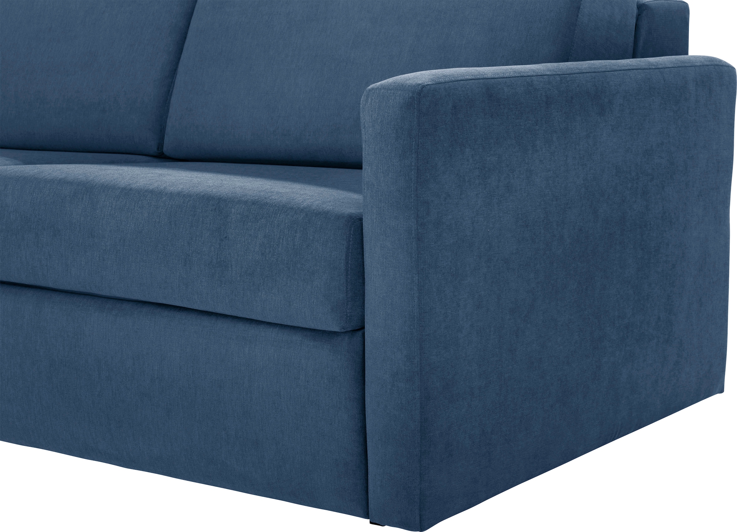 Places of Style Schlafsofa »Goldfarbenpoint 162 cm, Dauerschläfer, Liegefläche 120/200cm,«, 2-Sitzer mit Bettfunktion, Bonell-Federkernmatratze