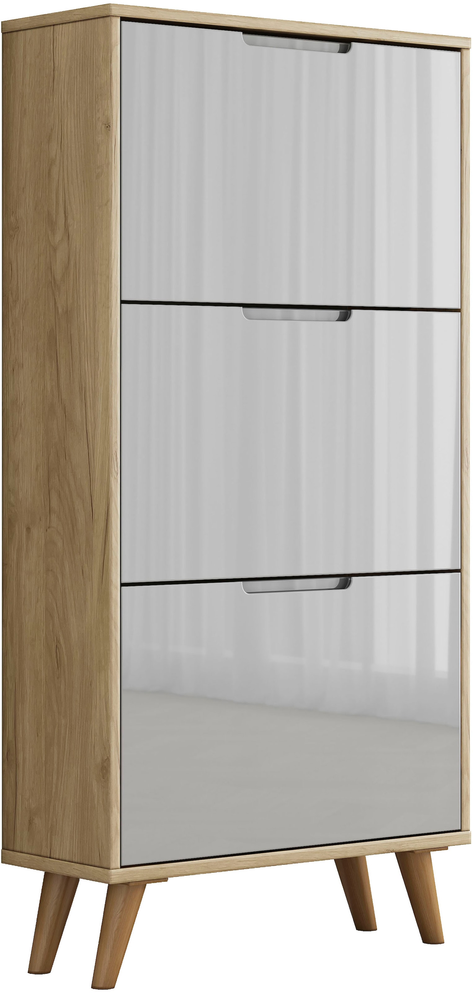 GOODproduct Schuhschrank »Lund« FSC-zertifiziertem Holz, ABS-Kanten, Breite 62 cm