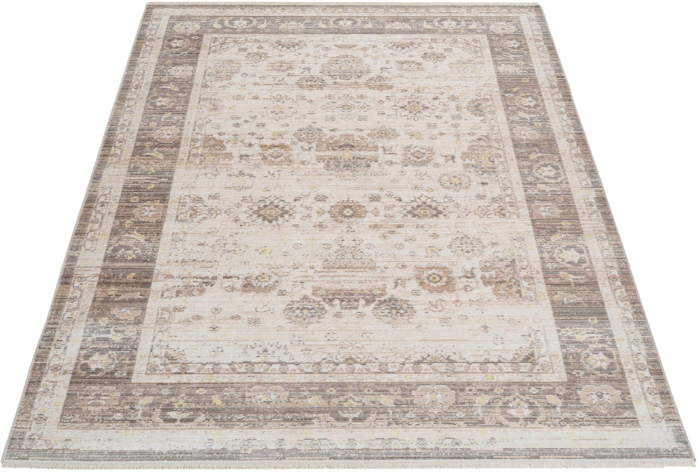 Image of Home affaire Teppich »Merle«, rechteckig, 5 mm Höhe, Mit Fransen, Wohnzimmer bei Ackermann Versand Schweiz