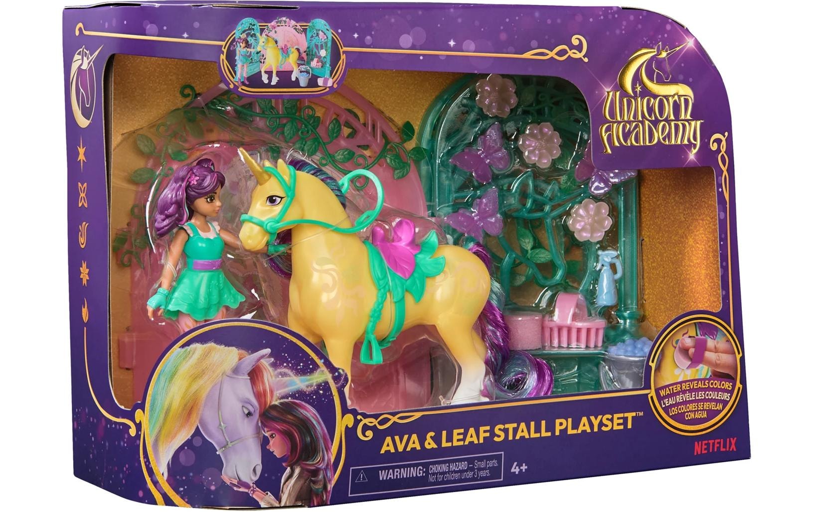 Spin Master Spielwelt »Unicorn Academy Ava und Leaf Stall-Set«