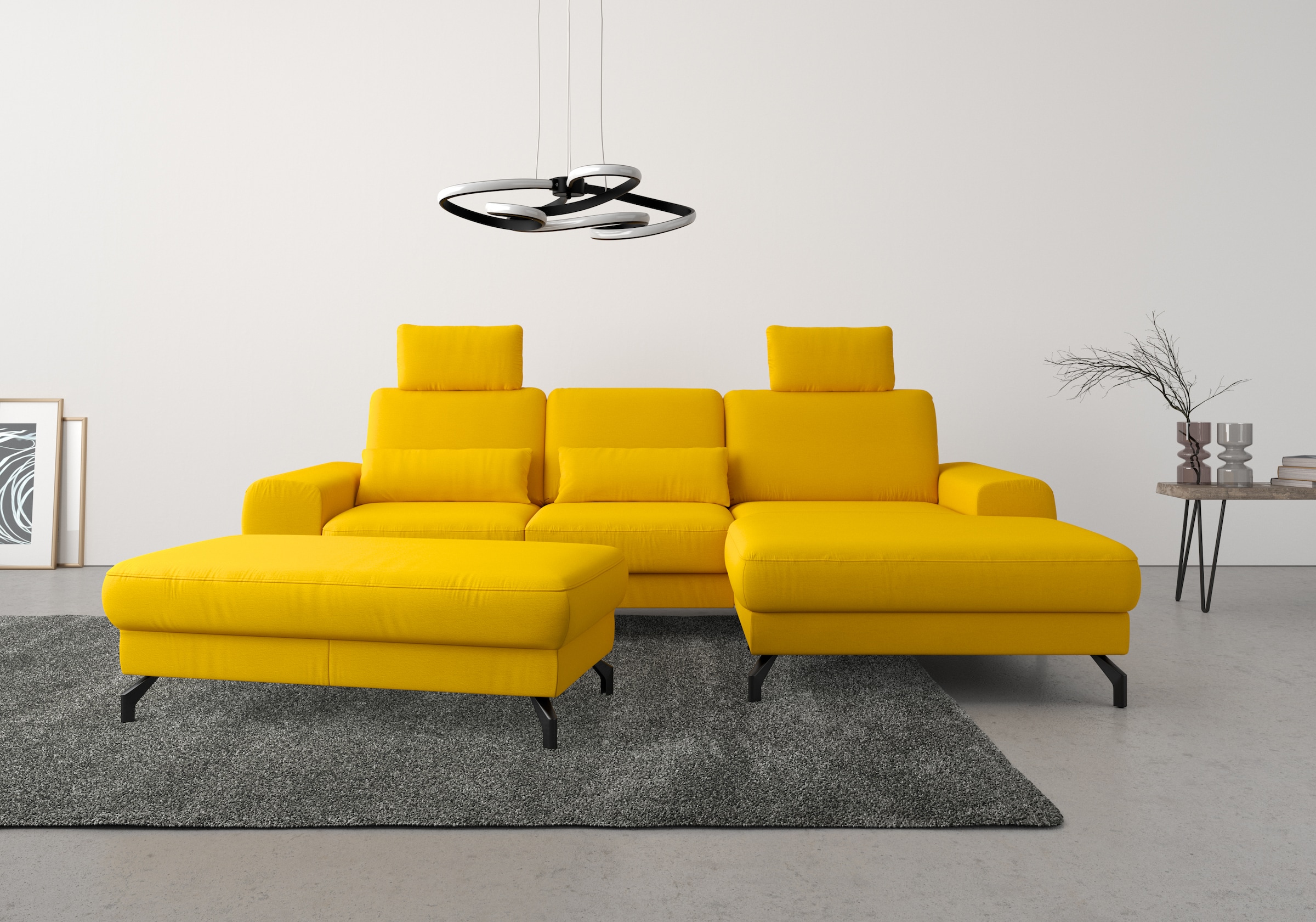 sit&more Hockerbank »Cinturo«, mit Federkern, Sitzhöhe 45 cm