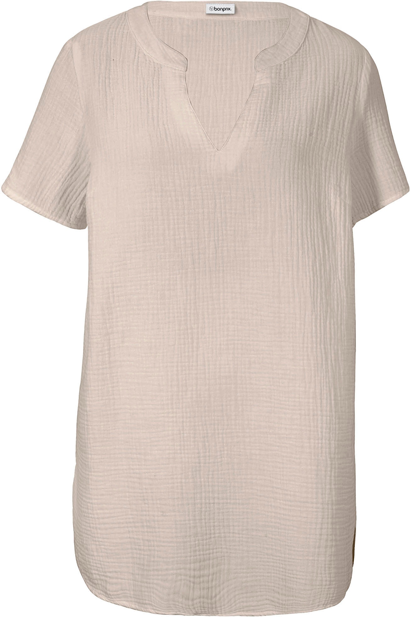 bonprix Longtunika für entspannten Look, Regular Fit, Kurzarm-Design