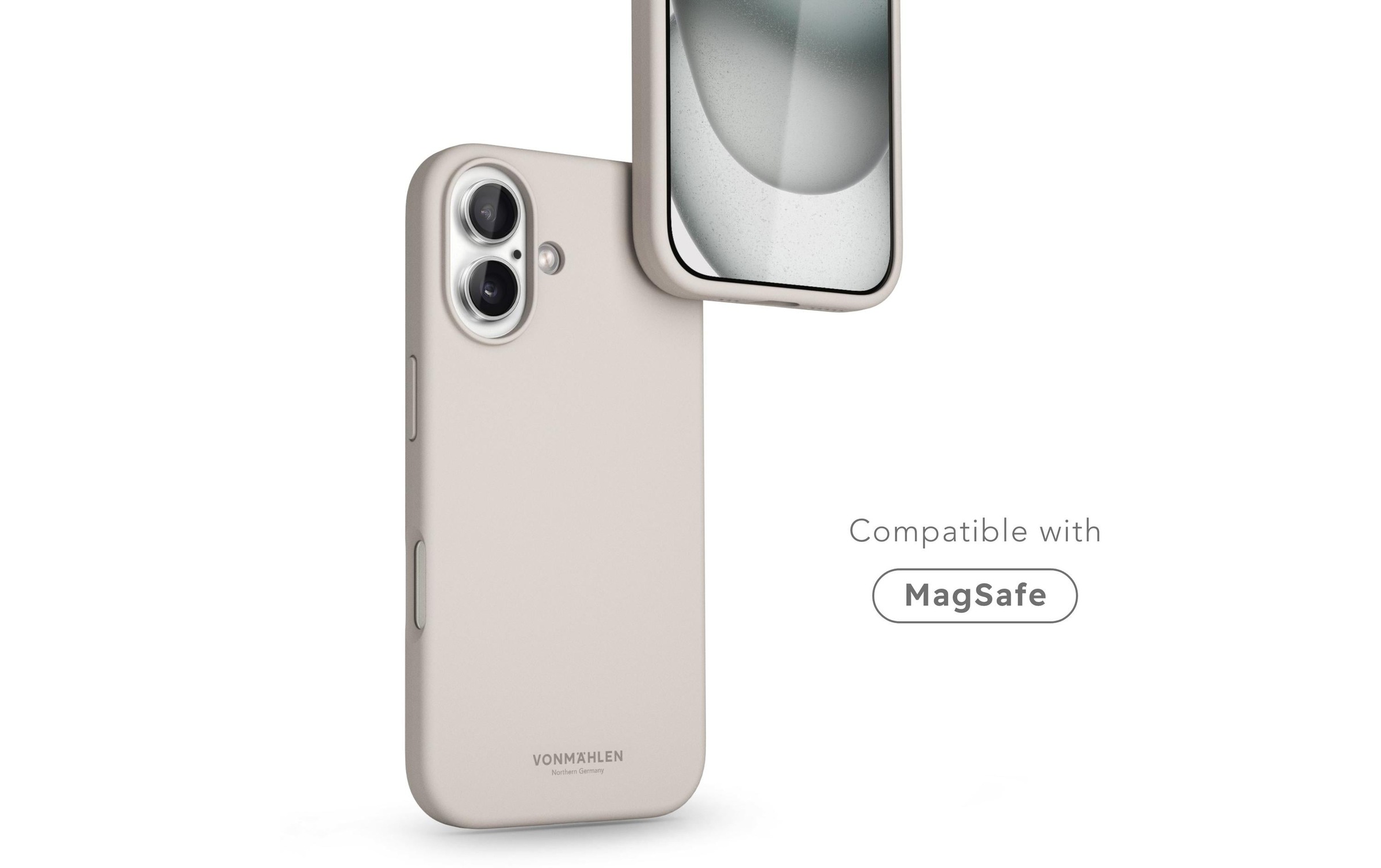 VONMÄHLEN Backcover »Soft Silicone iPhone 16 Plus«, Apple iPhone 16 Plus
