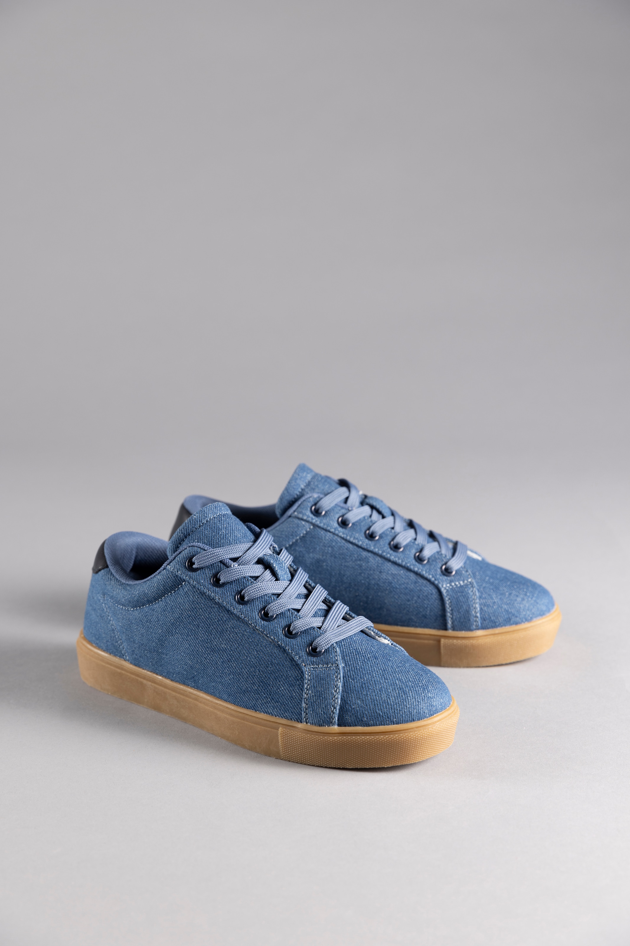 Image of Aniston SHOES Sneaker Freizeitschuh, Halbschuh, Schnürschuh in Jeans-Optik