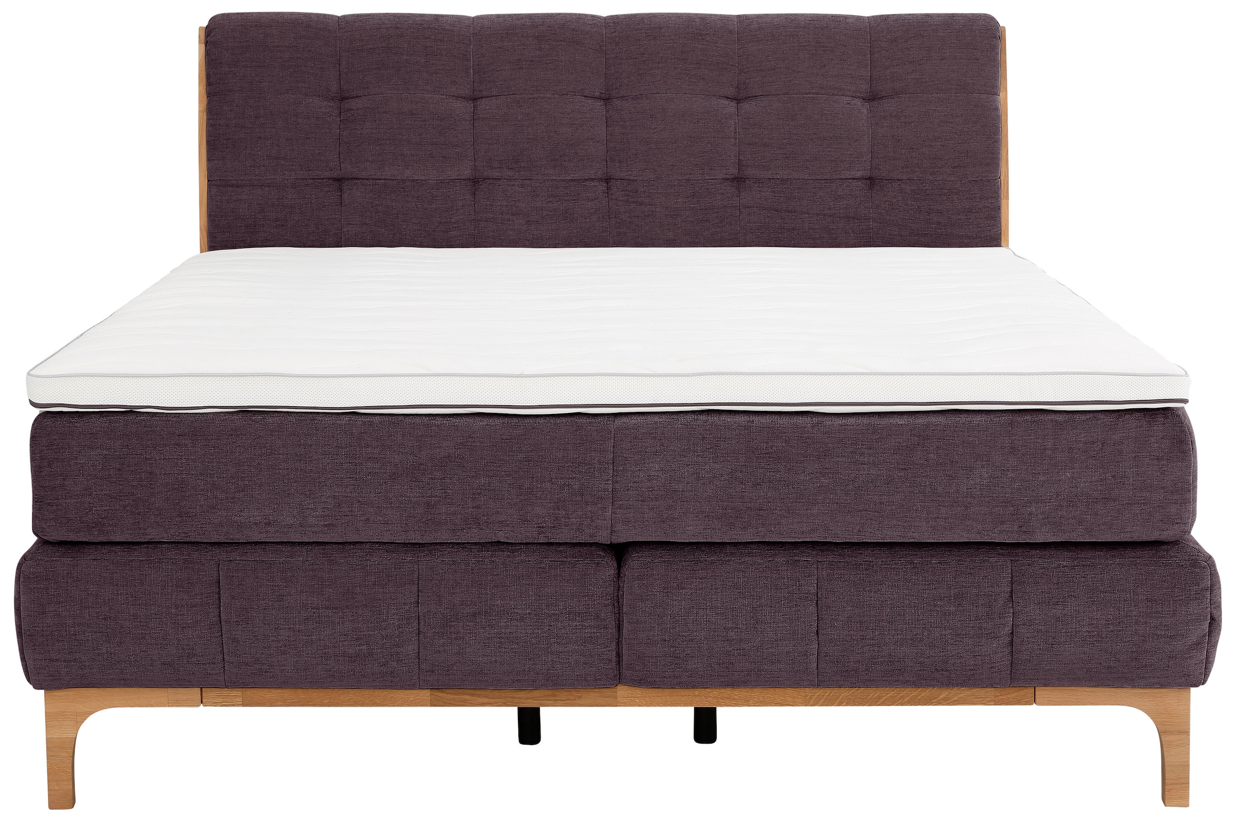 GOODproduct Boxspringbett »Jelle«, (5 St.), zertifizierte, recycelte Bezugsstoffe, verschiedene Ausführungen