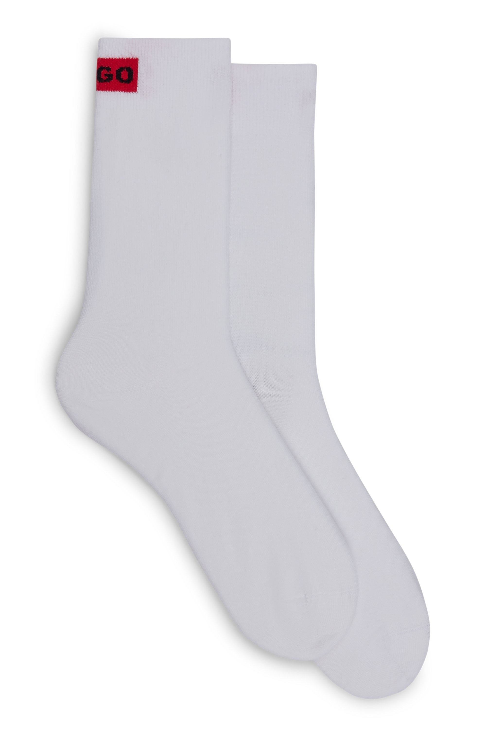 Image of HUGO Underwear Businesssocken "2P RS LABEL CC W" Packung, 2er, 2 Stk. tlg. mit eingesticktem Markenlabel