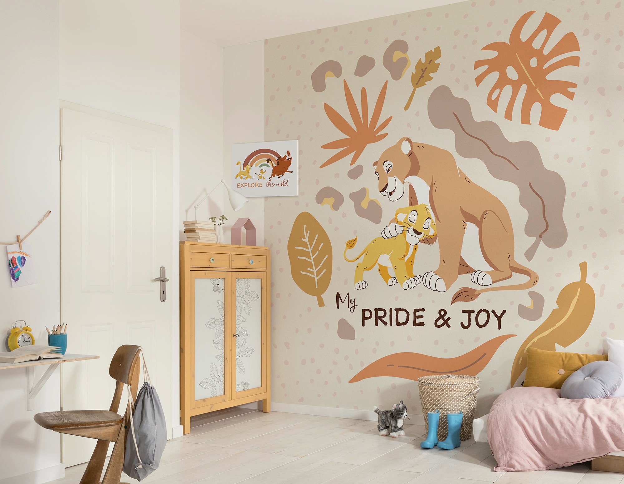 Komar Leinwandbild »Disney The Lion King Explore the Wild«, Disney, (1 St.), 30 x 40 cm (Breite x Höhe) - Kinderzimmer, Dekoration