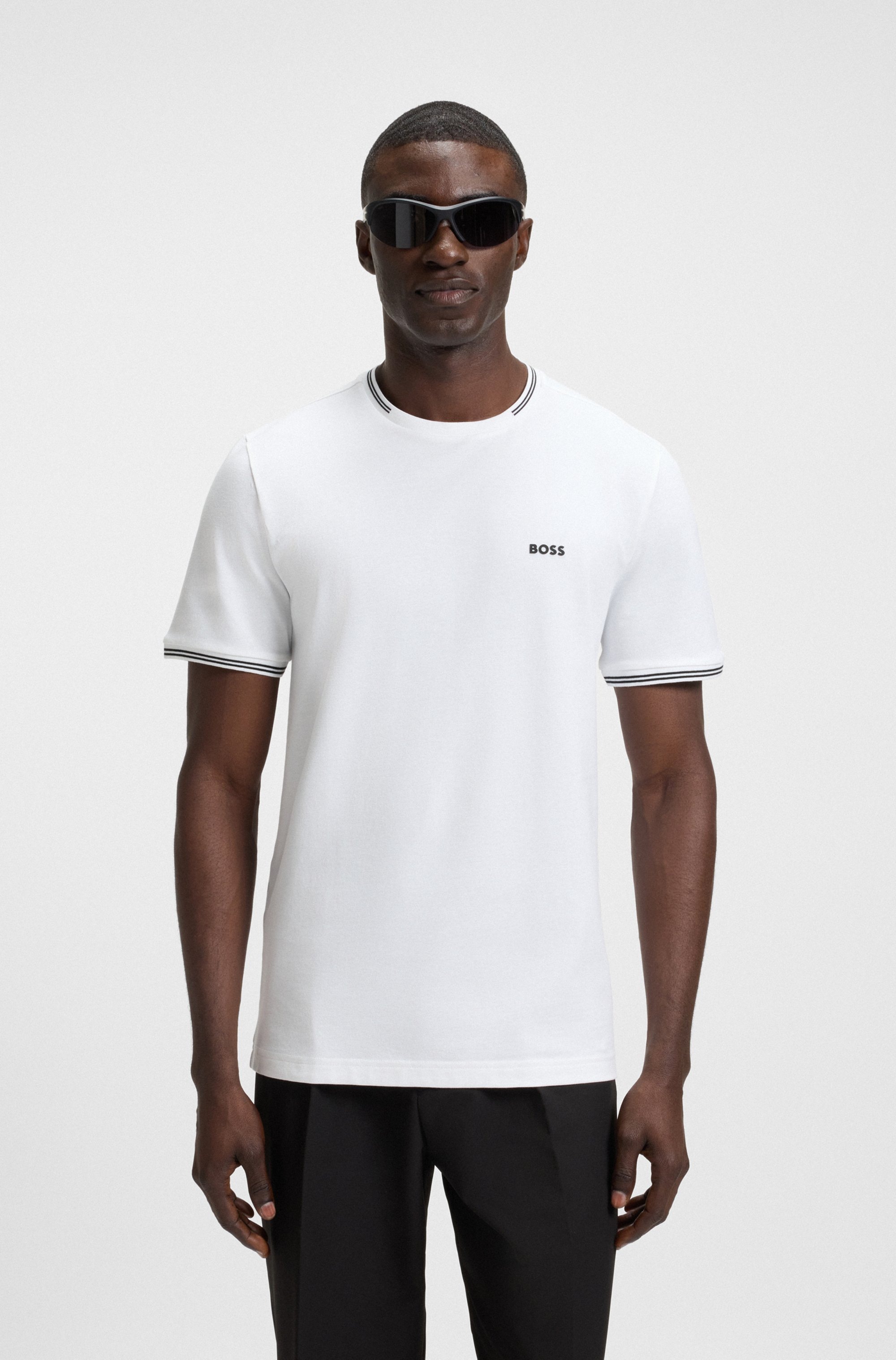 BOSS GREEN T-Shirt »Taul« aus softem Stretch-Baumwoll-Piqué Regular Fit