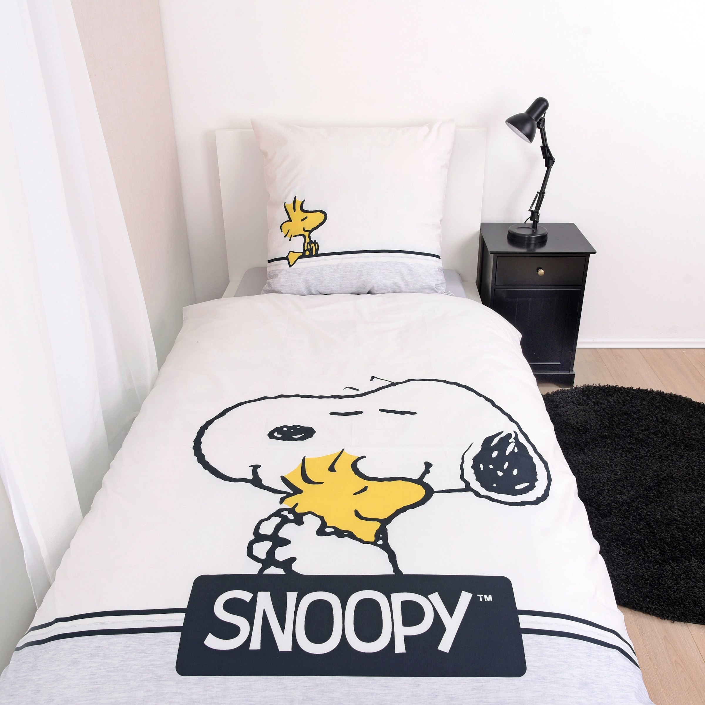 Peanuts Bettwäsche »Peanuts« 2 Stk. mit tollem Motiv