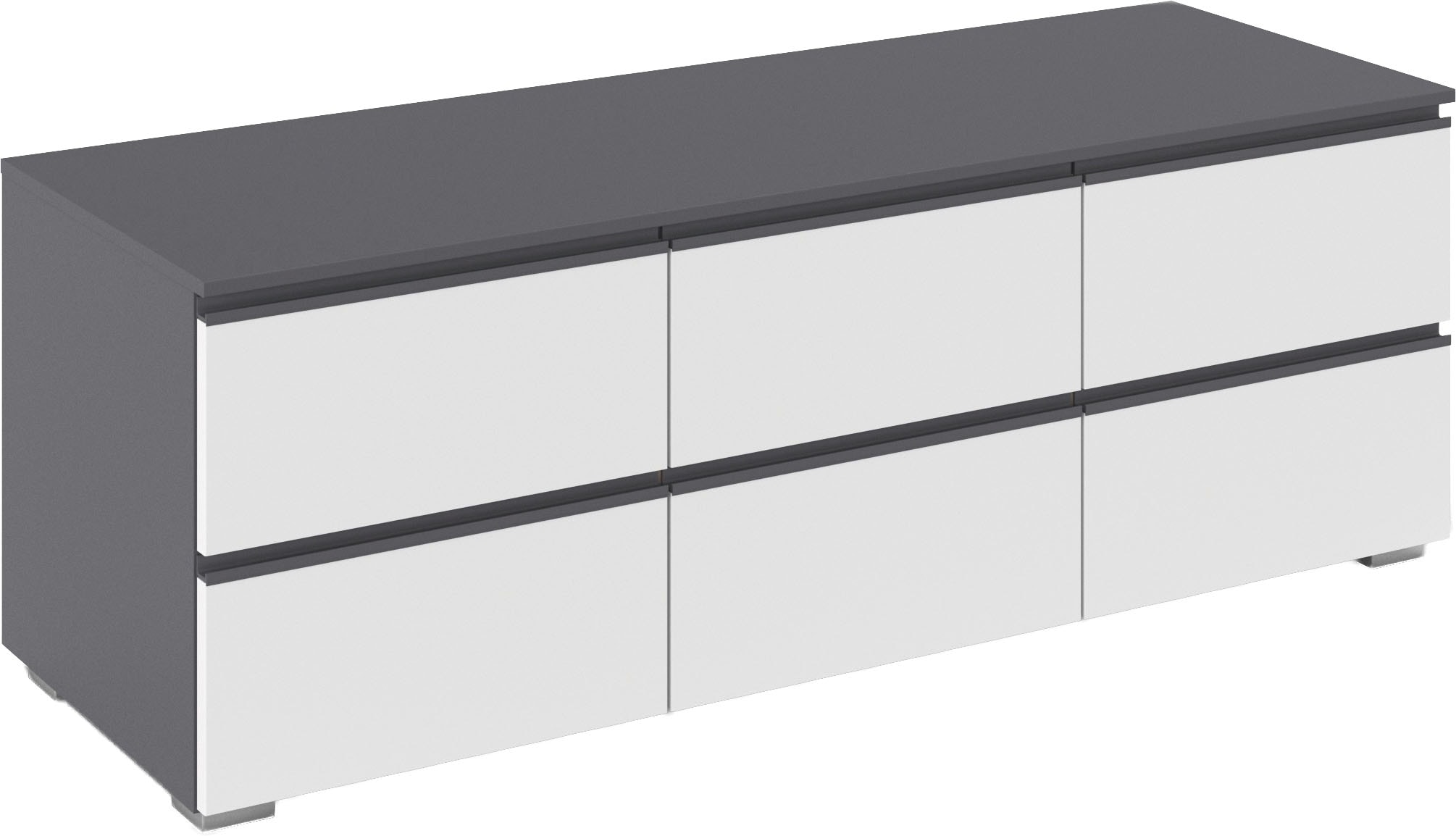 Image of rauch TV-Board "Sideboard Kommode Lowboard TV-Schrank MAINZ" Breite 80 oder 120 cm, praktische und geräumige Schubladen MADE IN GERMANY