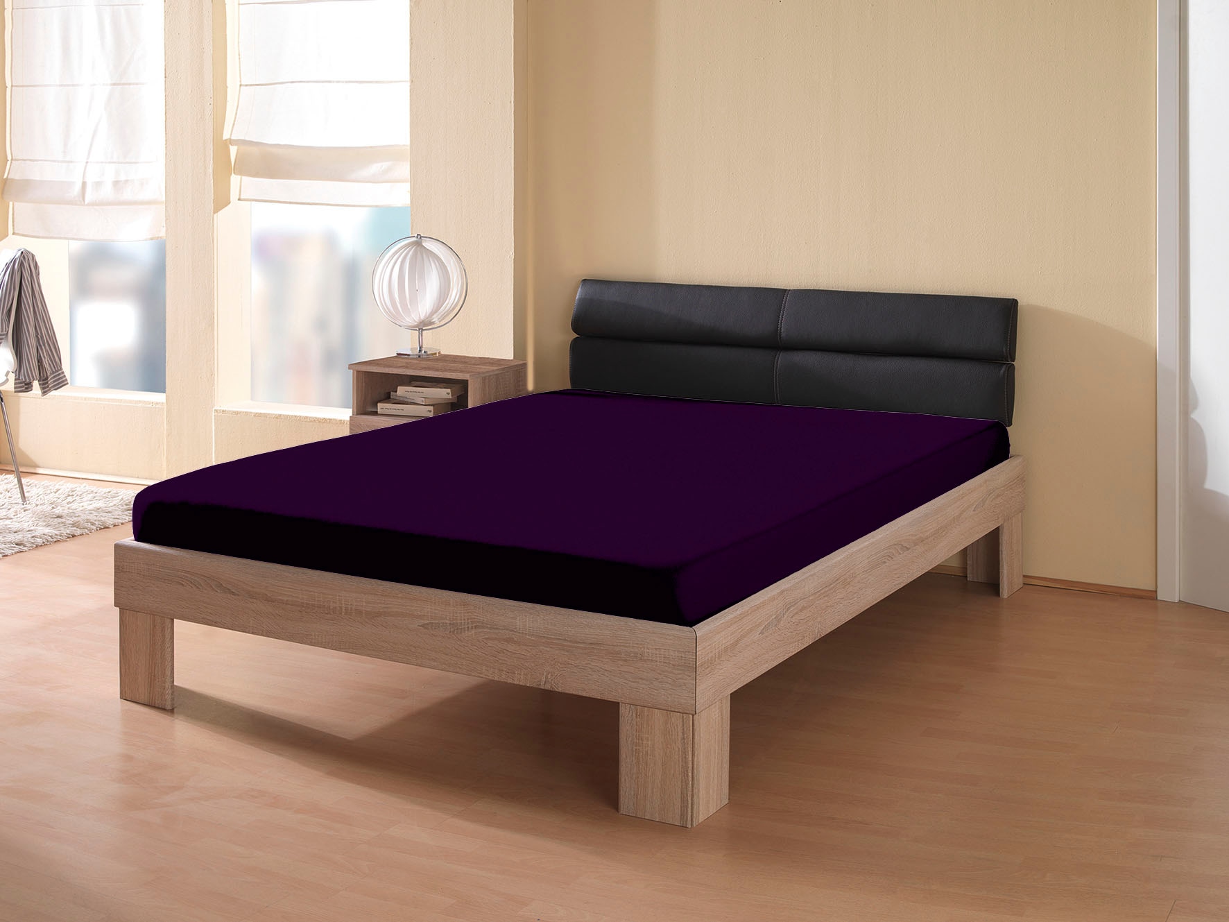 KUM Spannbettlaken »Interlock-Jersey Spannbetttuch«, Interlock-Jersey Spannbetttuch
