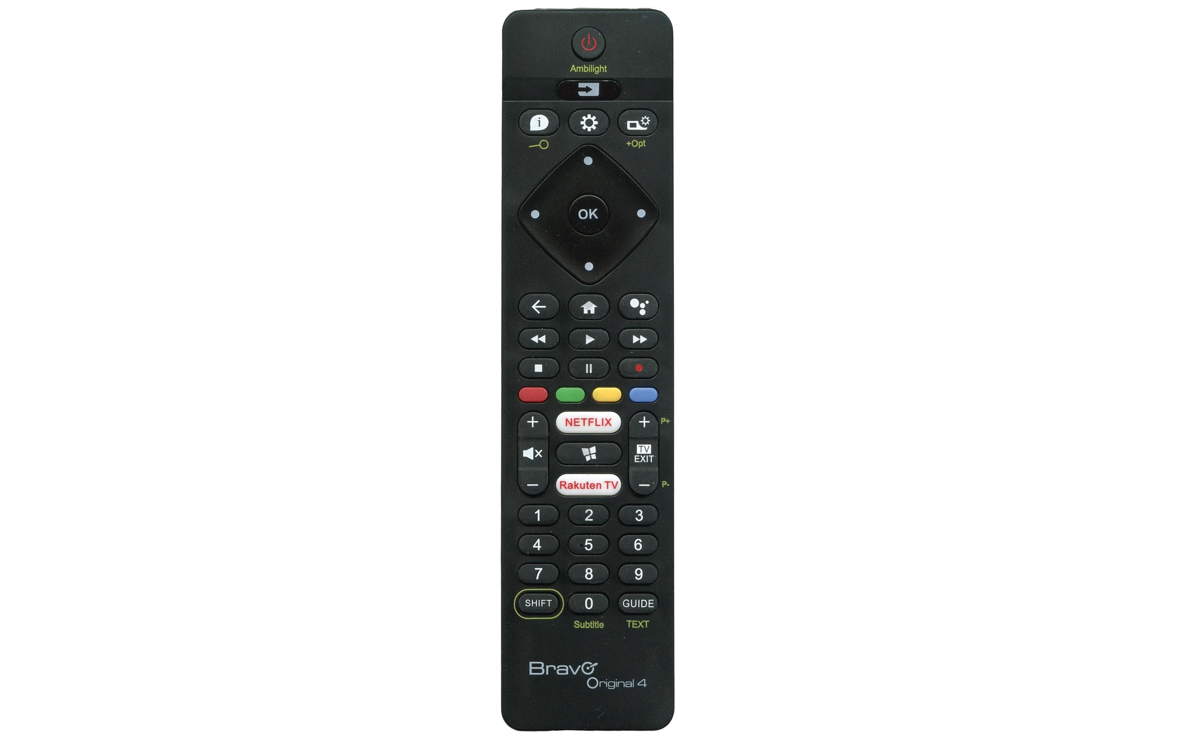 Fernbedienung »CE Bravo ORIGINAL 4 Philips«, 1-in-1