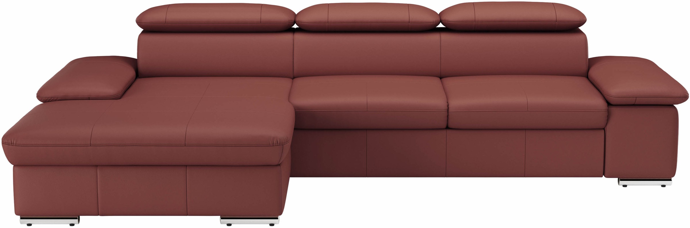 sit&more Ecksofa »Valantine L-Form«, inkl. Kopf- und Armteilverstellung, wahlweise mit Bettfunktion