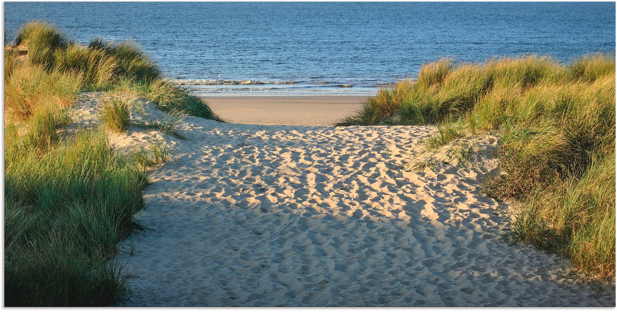 Image of Artland Wandbild "Strandaufgang" Strand 1 Stk. tlg. als Alubild, Leinwandbild in verschied. Grössen