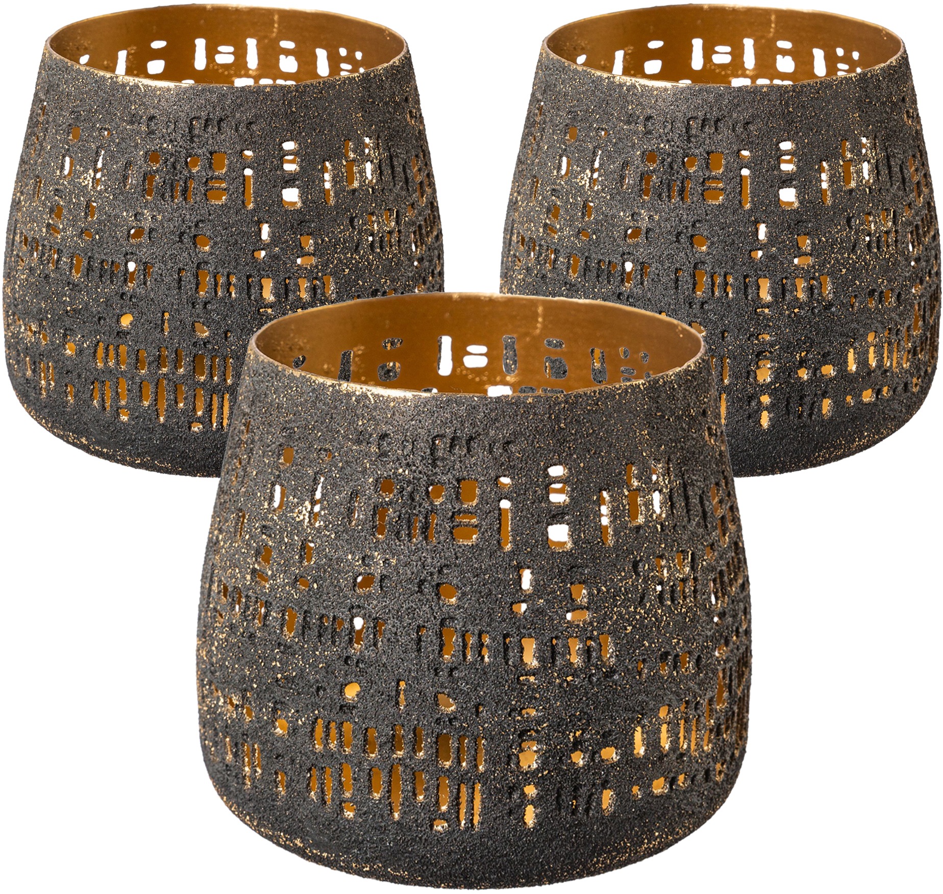 Image of Creativ home Windlicht, (Set, 3 St.), aus Metall bei Ackermann Versand Schweiz