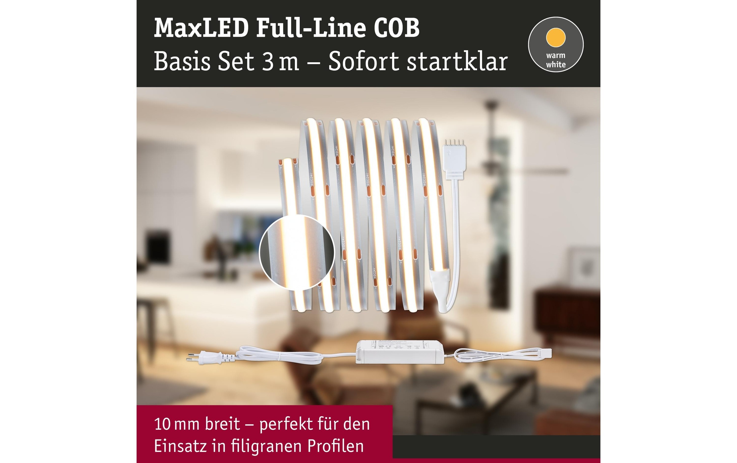 Paulmann LED Deckenleuchte »MaxLED 500 Basis«