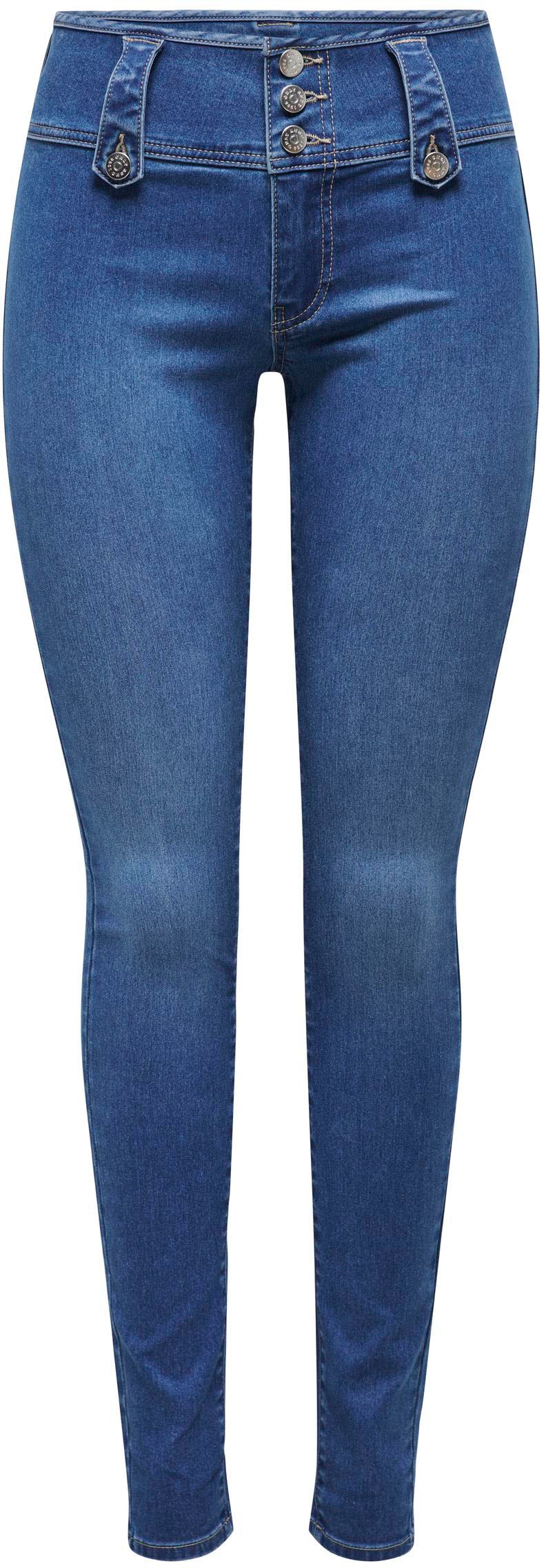 ONLY Skinny-fit-Jeans »ONLROYAL REG SK VIS BUT DET DNM PIM«