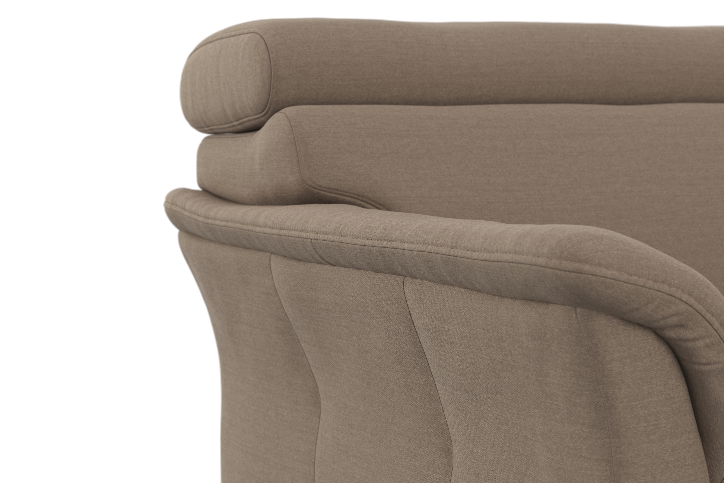 sit&more Ecksofa »Marano L-Form«, inklusive Kopfteilverstellung, wahlweise mit Bettfunktion, Bettkasten