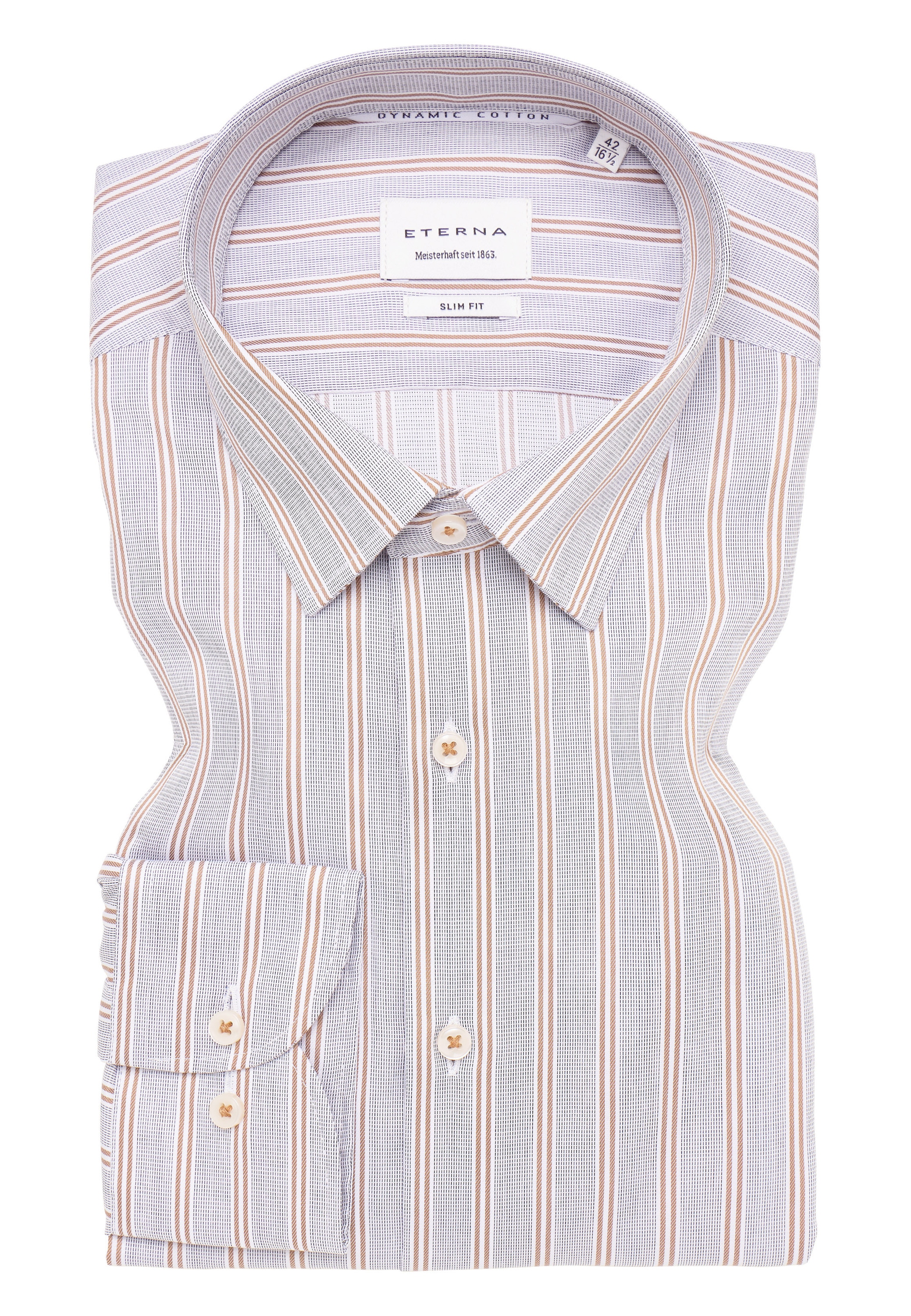 Eterna Langarmhemd »SLIM FIT« NON IRON (bügelfrei)