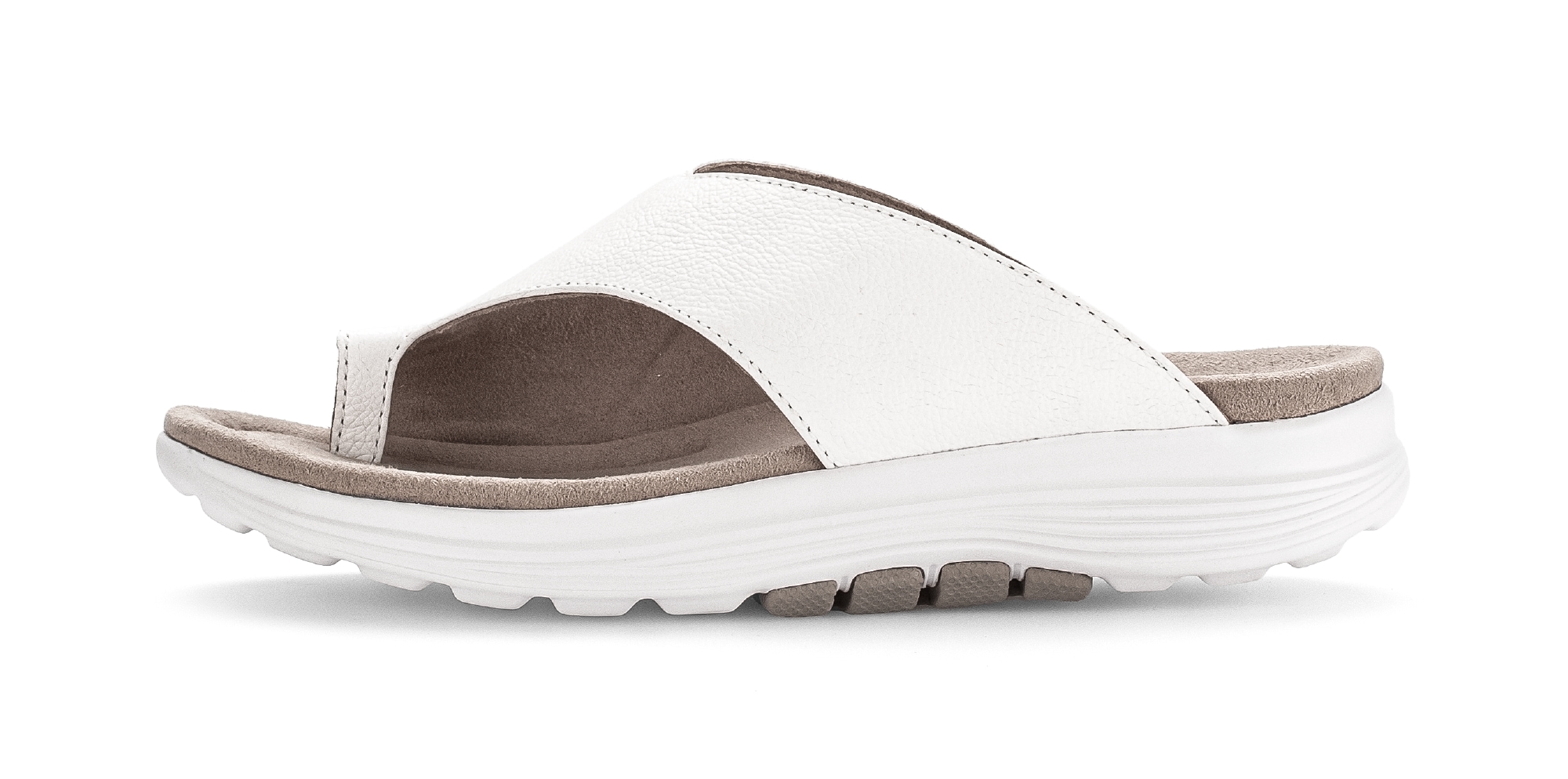 rollingsoft Dianette  Tongs, chaussure d'été avec lanière d'orteil souple, largeur G