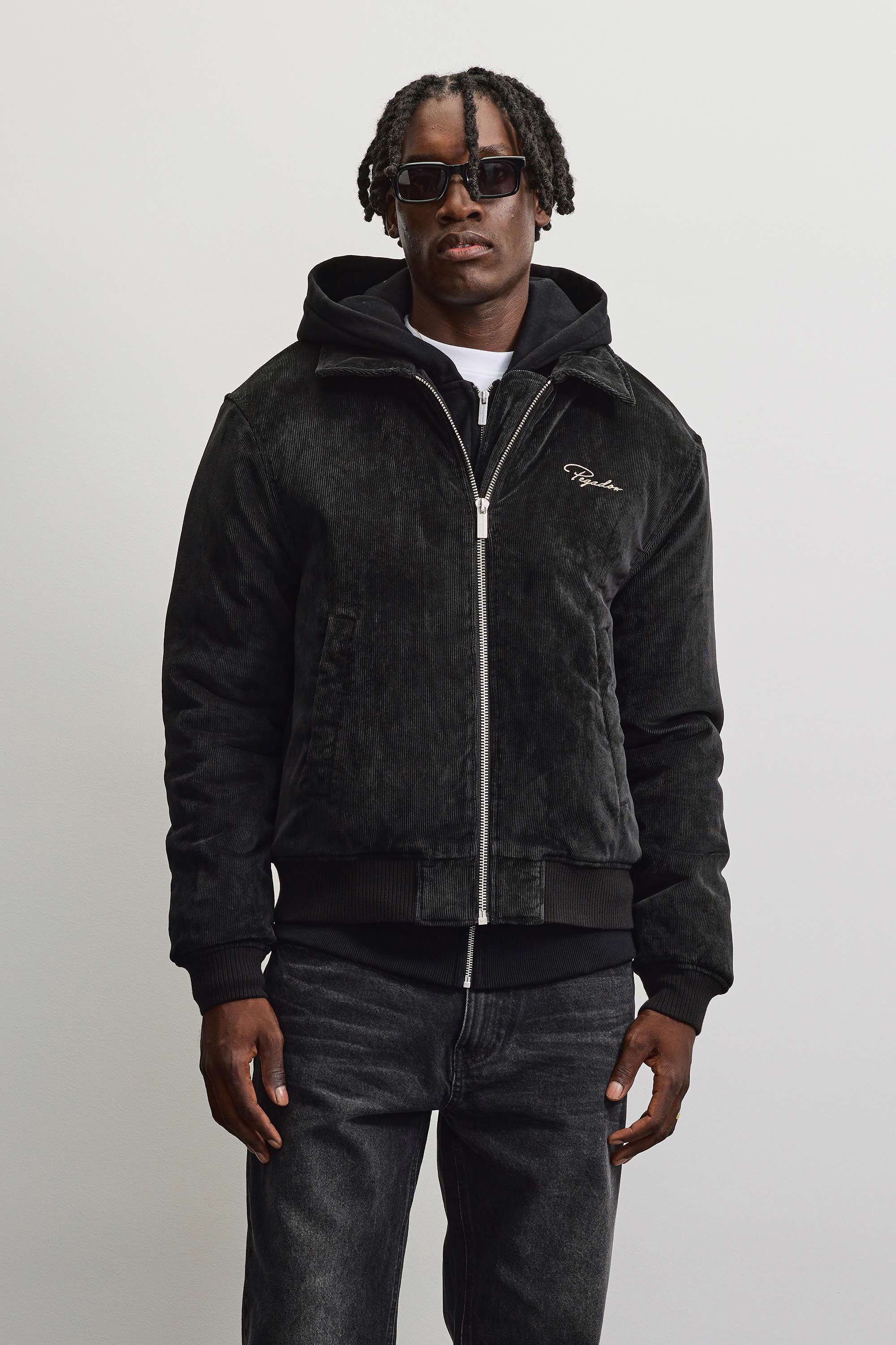 PEGADOR Veste bomber »CLUSONE CORD BOMBER JACKET« fibre synthétique, coupe régulière