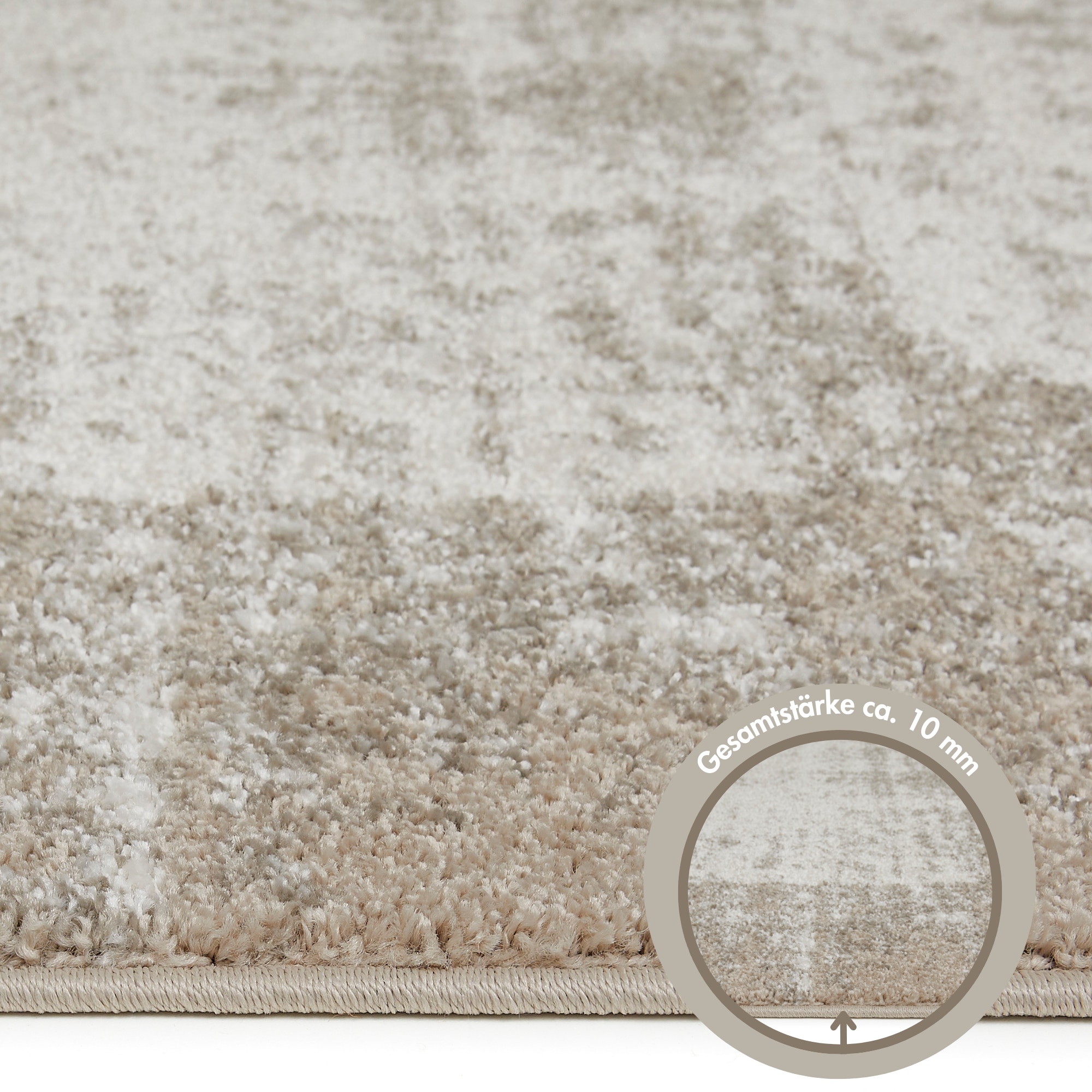 Andiamo Teppich »Campos«, rechteckig, 10 mm Höhe, Kurzflor, modernes Design, Wohnzimmer