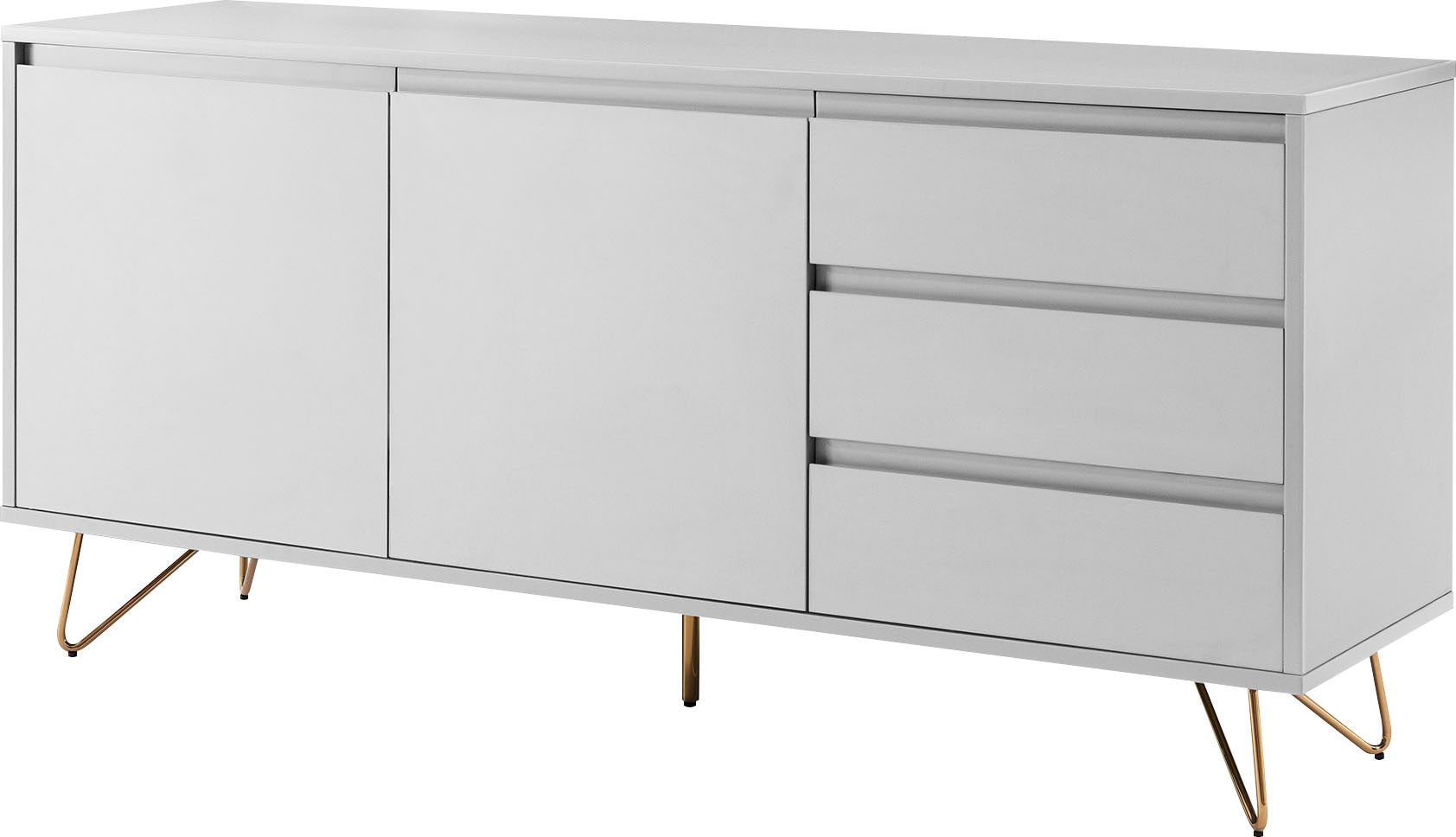 SalesFever Sideboard, Kommode mit Hairpin Beinen, Breite 150 cm