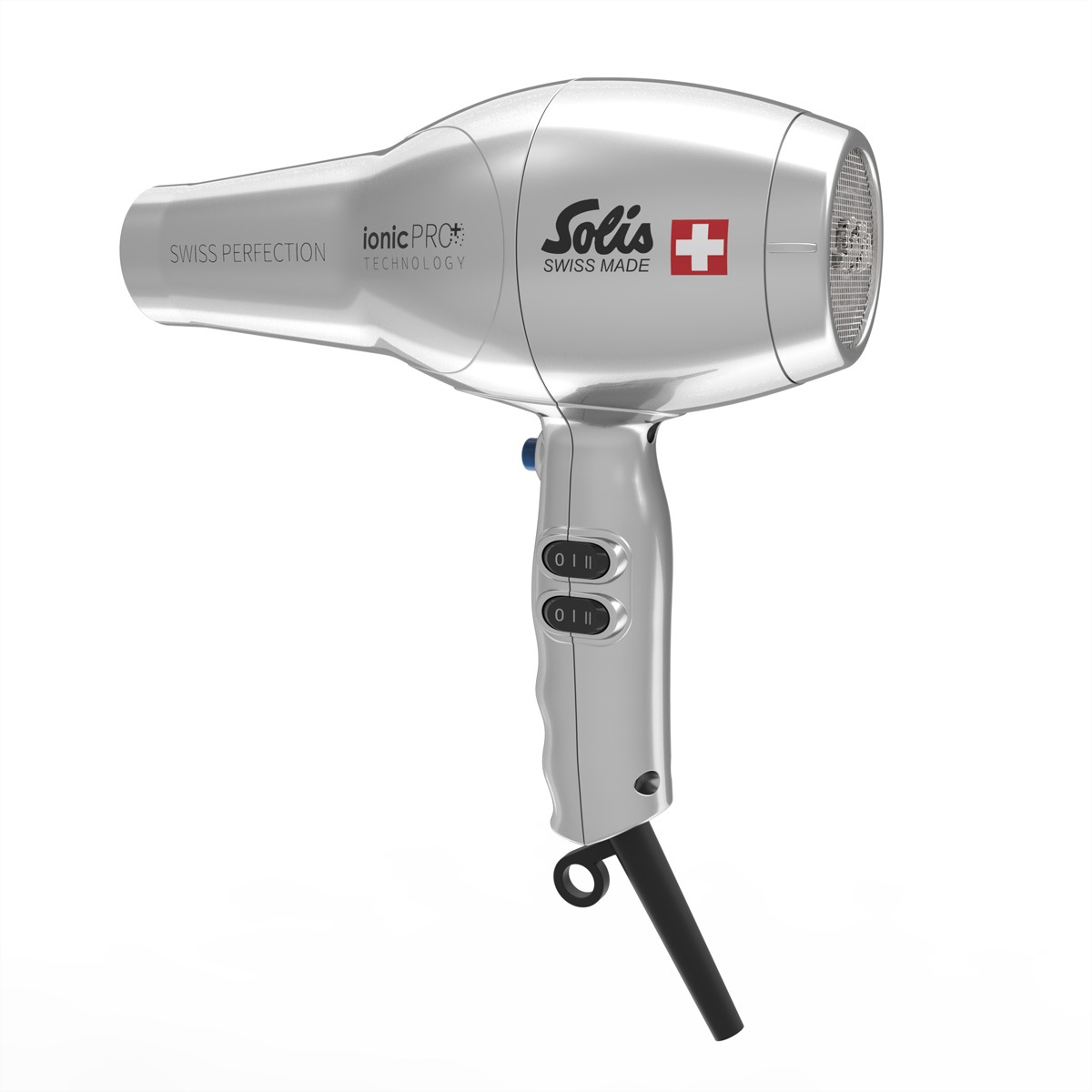SOLIS OF SWITZERLAND Ionic-Haartrockner »Solis Haarföhn ionicPro 440, silberfarben«