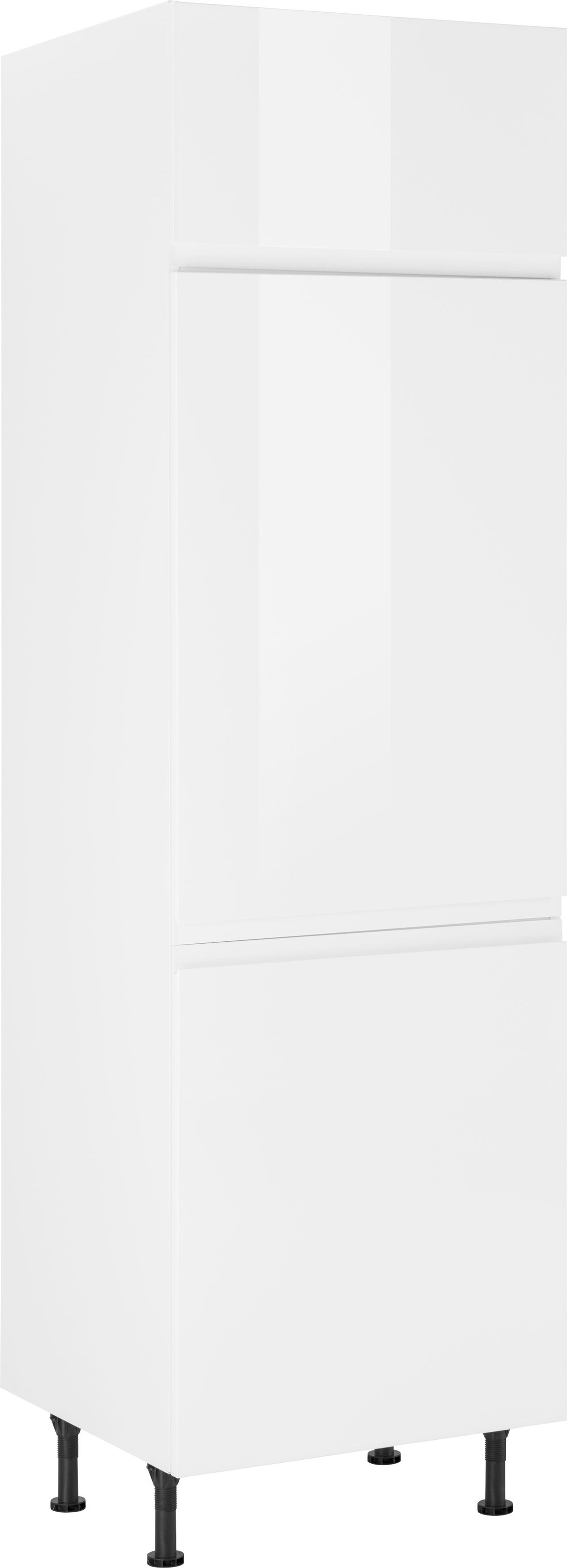 Image of OPTIFIT Kühlumbauschrank »Avio«, mit Soft-Close-Funktion, hochwertigen Hochglanz-Fronten und höhenverstellbaren Füssen, Breite 60 cm bei Ackermann Versand Schweiz