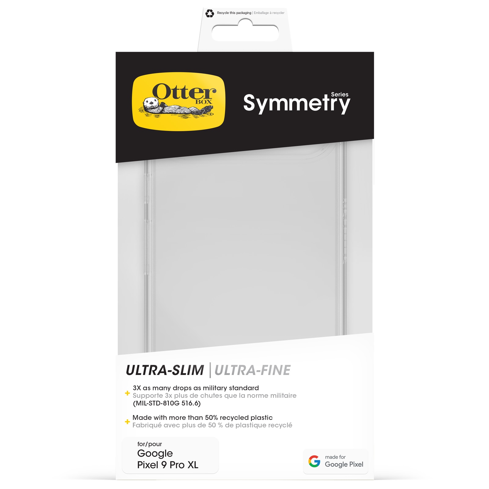 Otterbox Handyhülle »Symmetry für Google Pixel 9 Pro XL« Backcover, Schutzhülle, Handyschutzhülle, Case, Schutzcase, stossfest