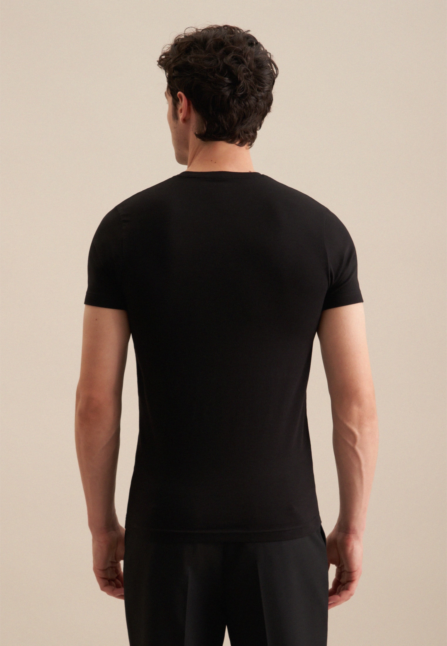 seidensticker T-Shirt »Schwarze Rose«, Kurzarm Rundhals Uni