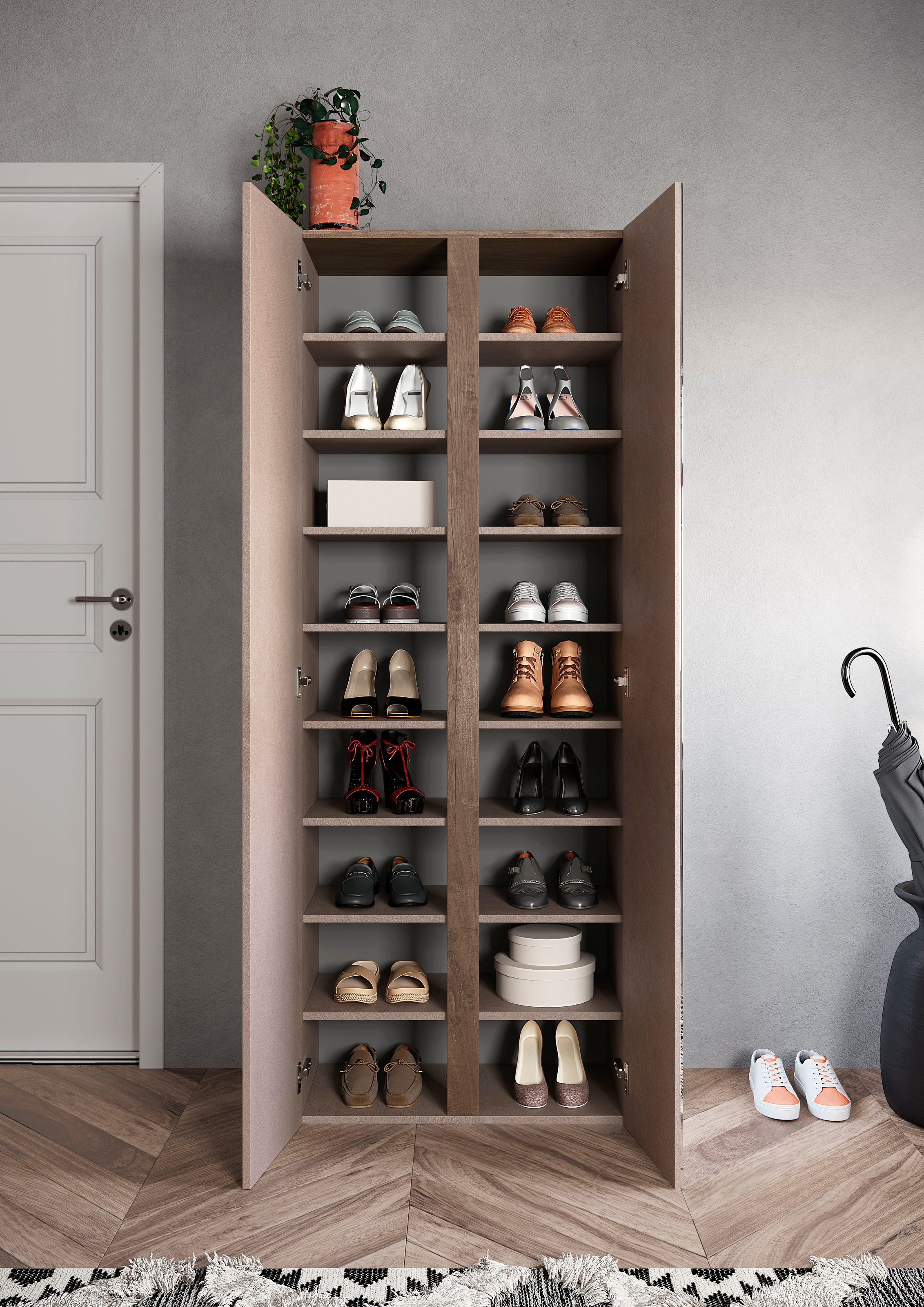INOSIGN Schuhschrank »Frame«, Breite 70 cm, mit Spiegeltür