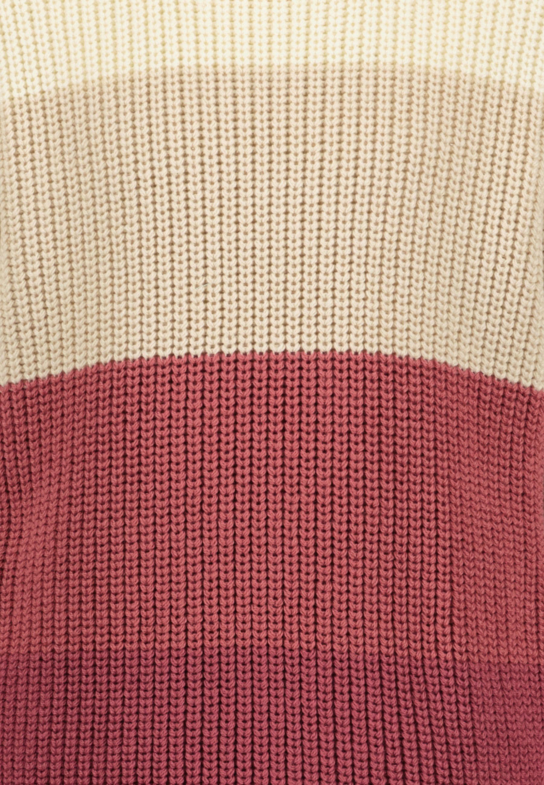 Blue Seven Pull en tricot mélange de coton, rayures larges