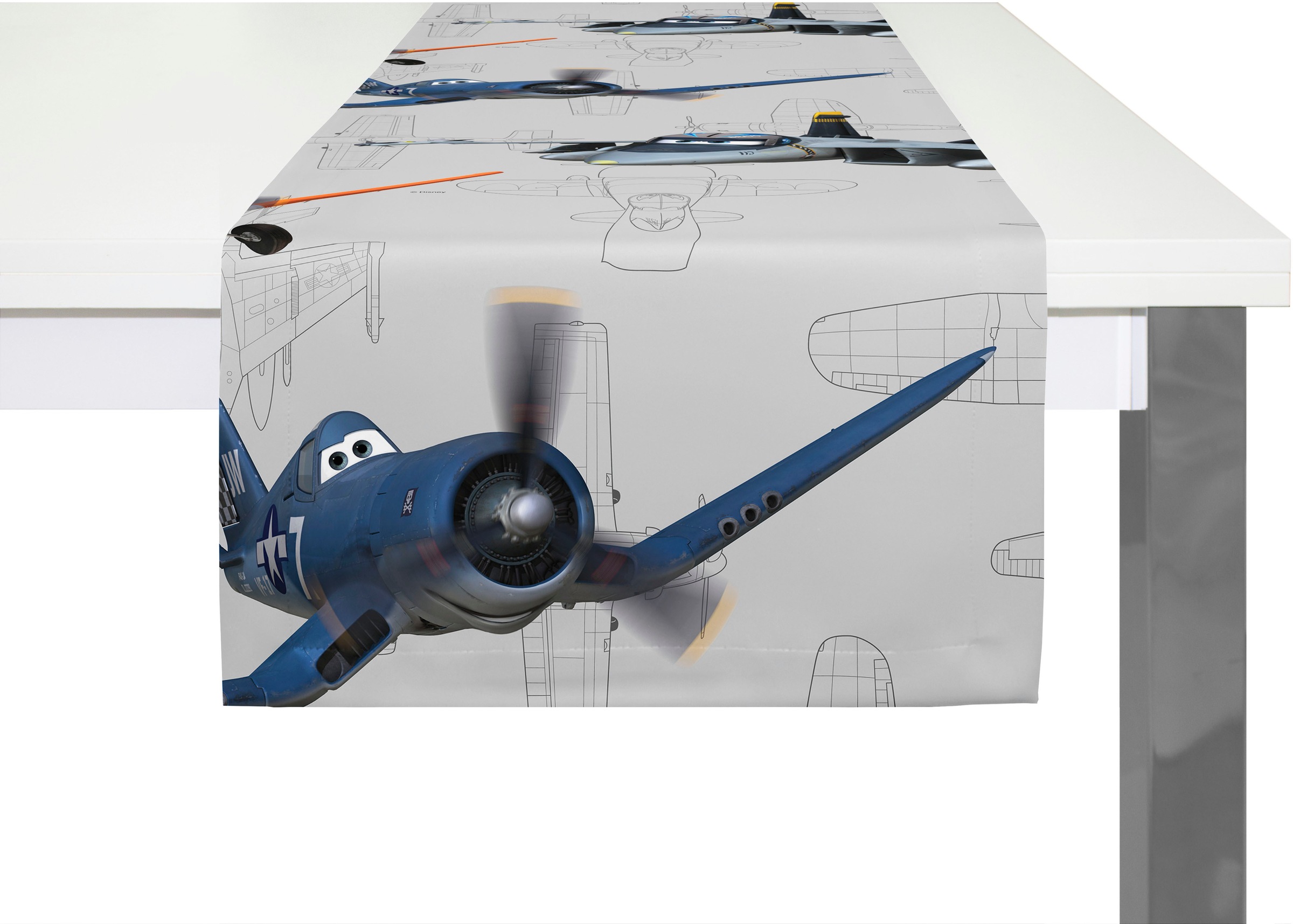 Image of Wirth Tischläufer "Planes Echo" Disney