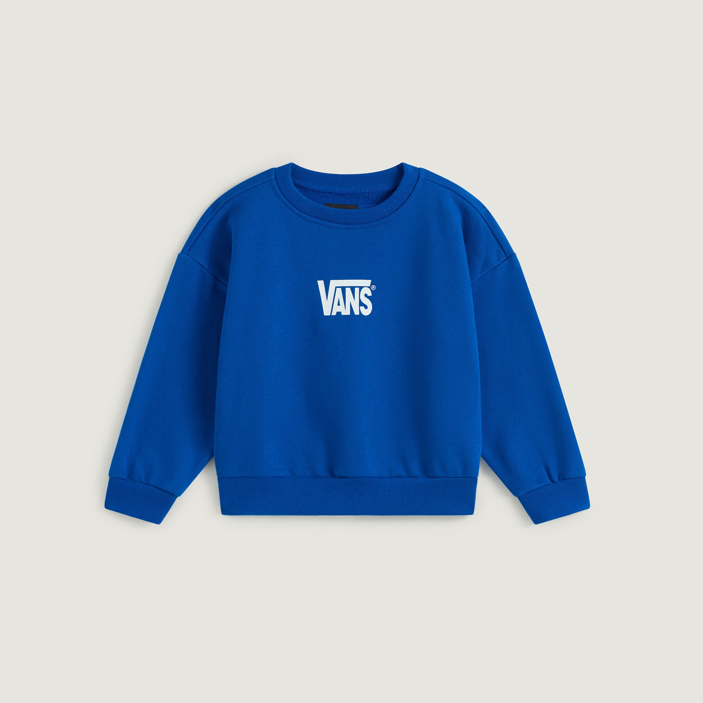 Image of Vans Sweatshirt "STRETCH LOGO CREW", für aktive Kinder, aus Baumwolle und Polyester, mit Rundhalsausschnitt